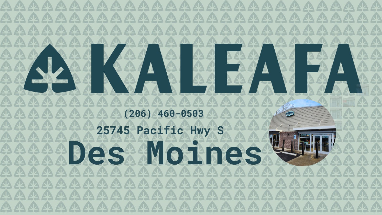 Kaleafa Cannabis Company - Des Moines listing banner