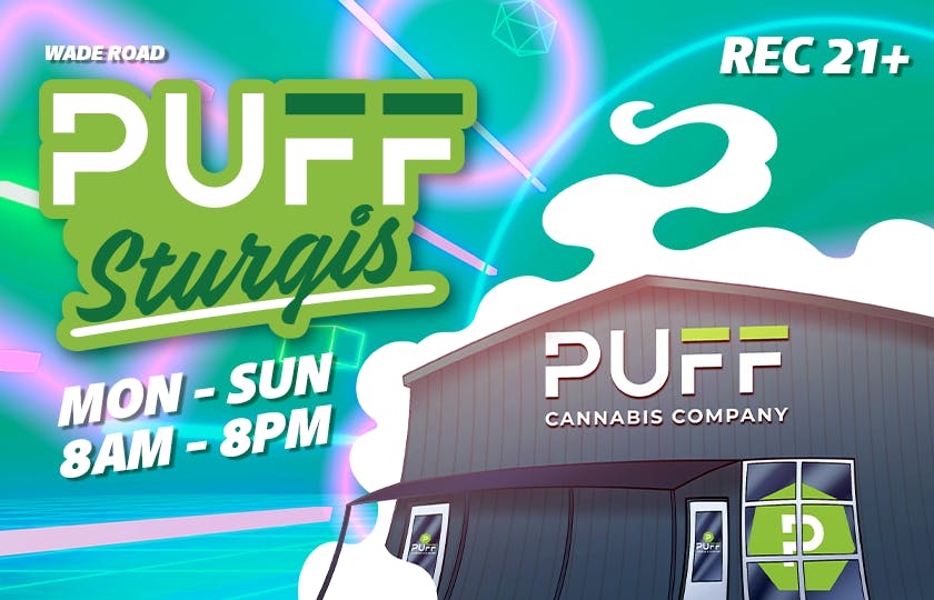 PUFF Sturgis - RECREATIONAL 21+ listing banner