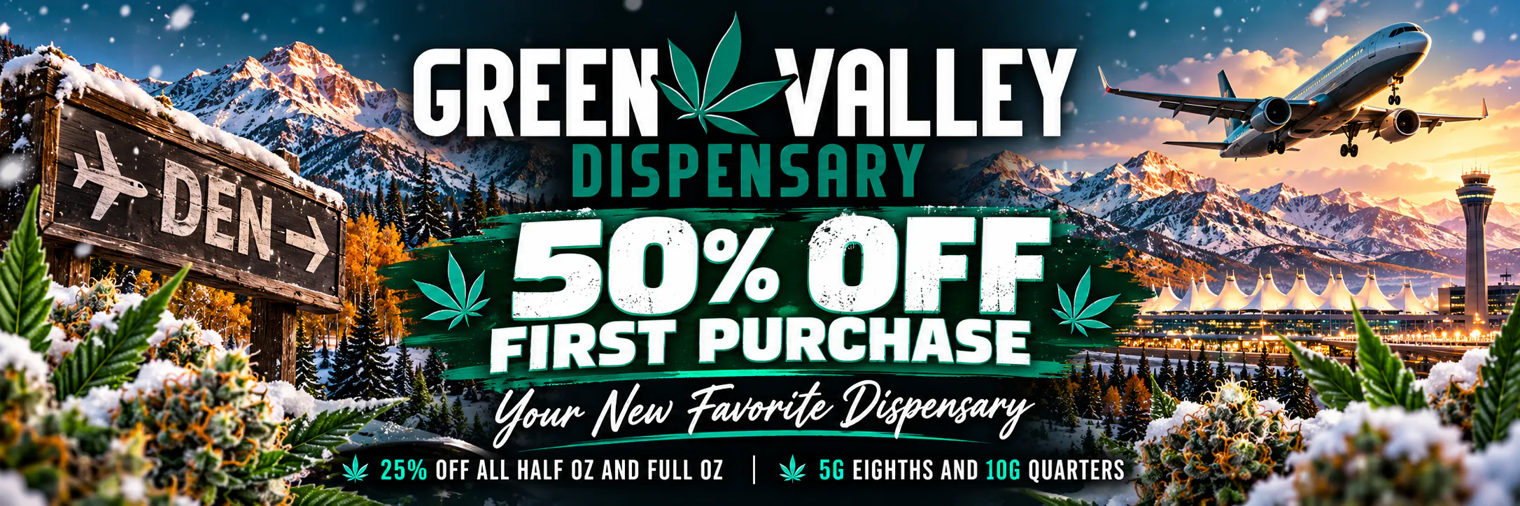 Green Valley Dispensary listing banner