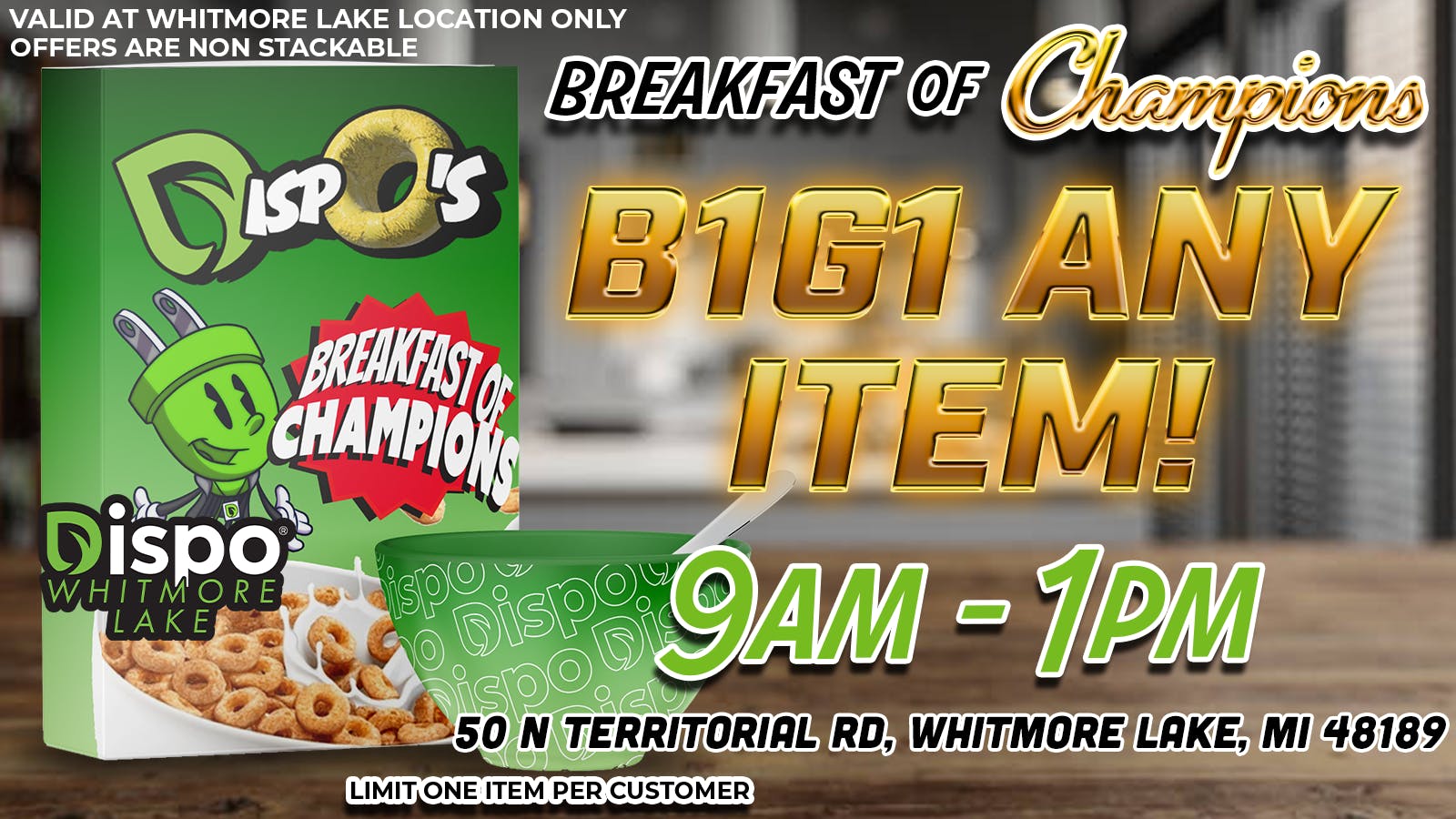 Dispo - Whitmore Lake listing banner