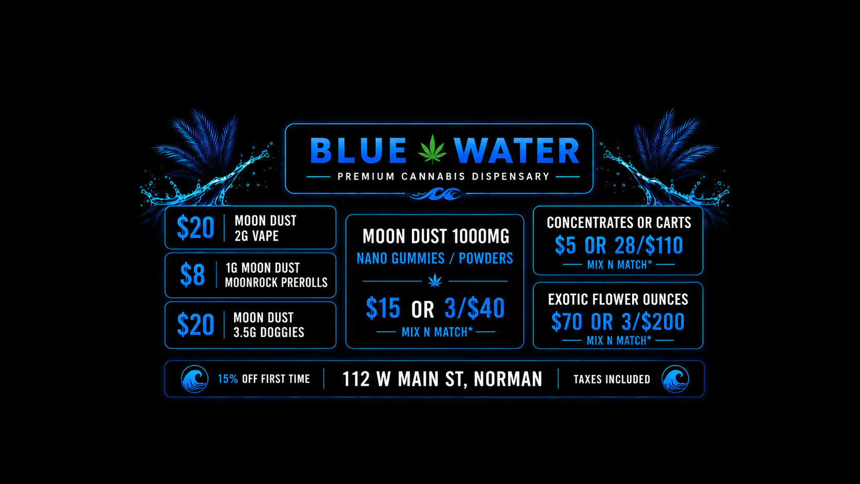Blue Water - Norman listing banner