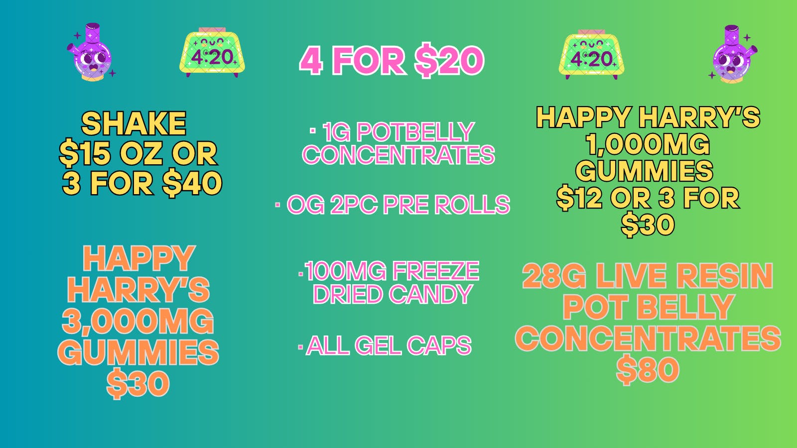 Happy Harry's Medicine Shop listing banner