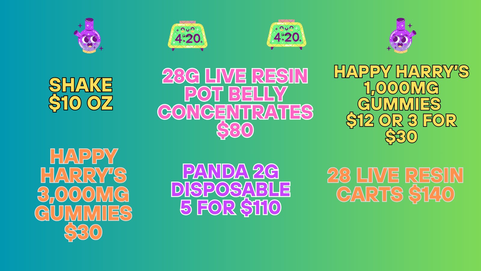 Happy Harry's Medicine Shop listing banner