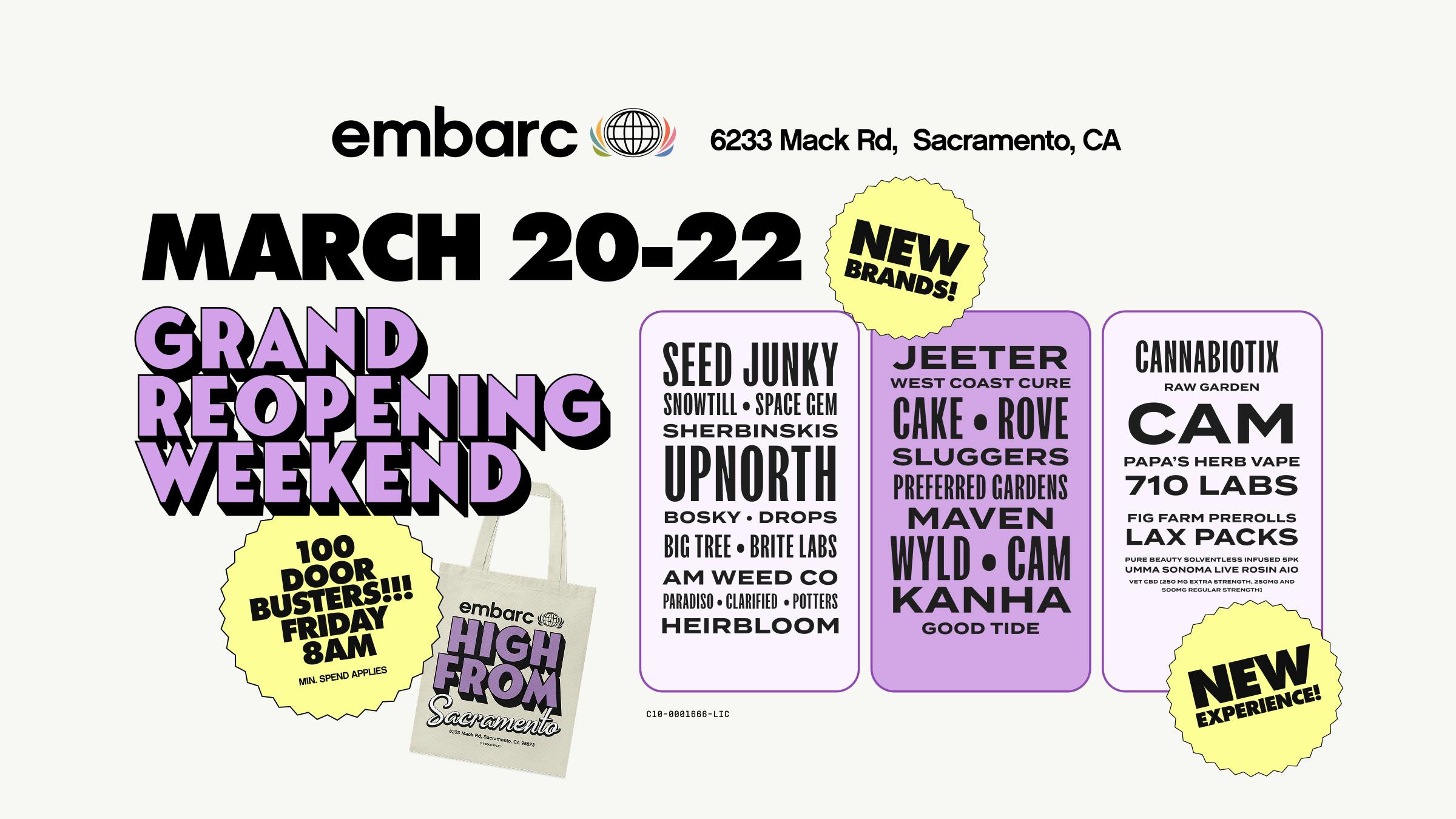 Embarc Sacramento listing banner