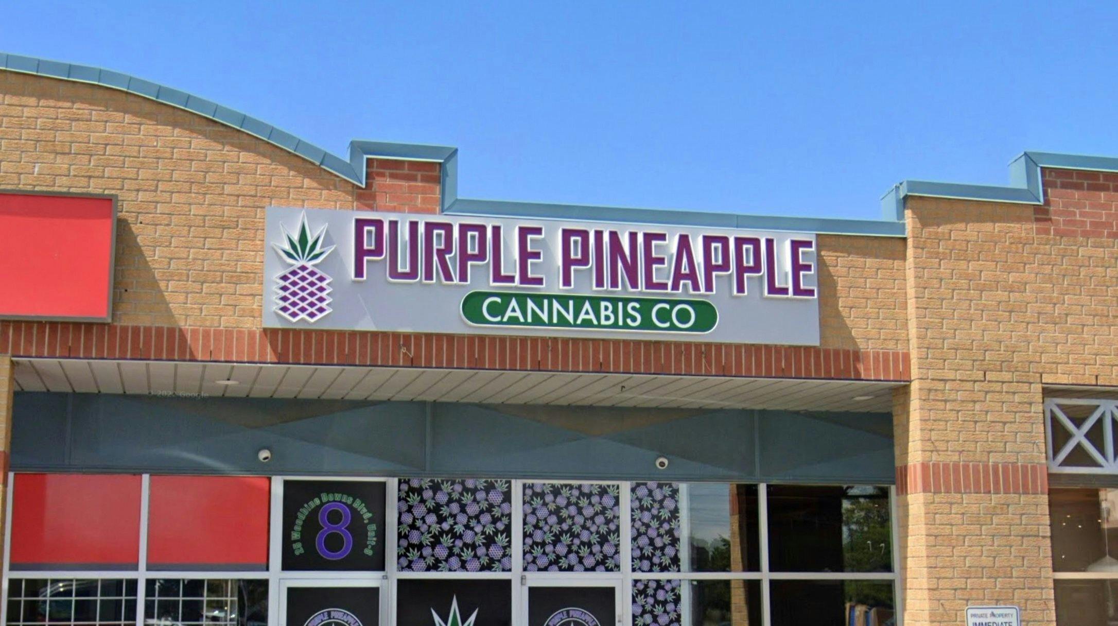 Purple Pineapple Cannabis Co. listing banner