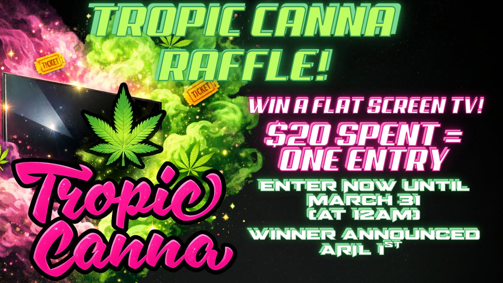 Tropic Canna West listing banner