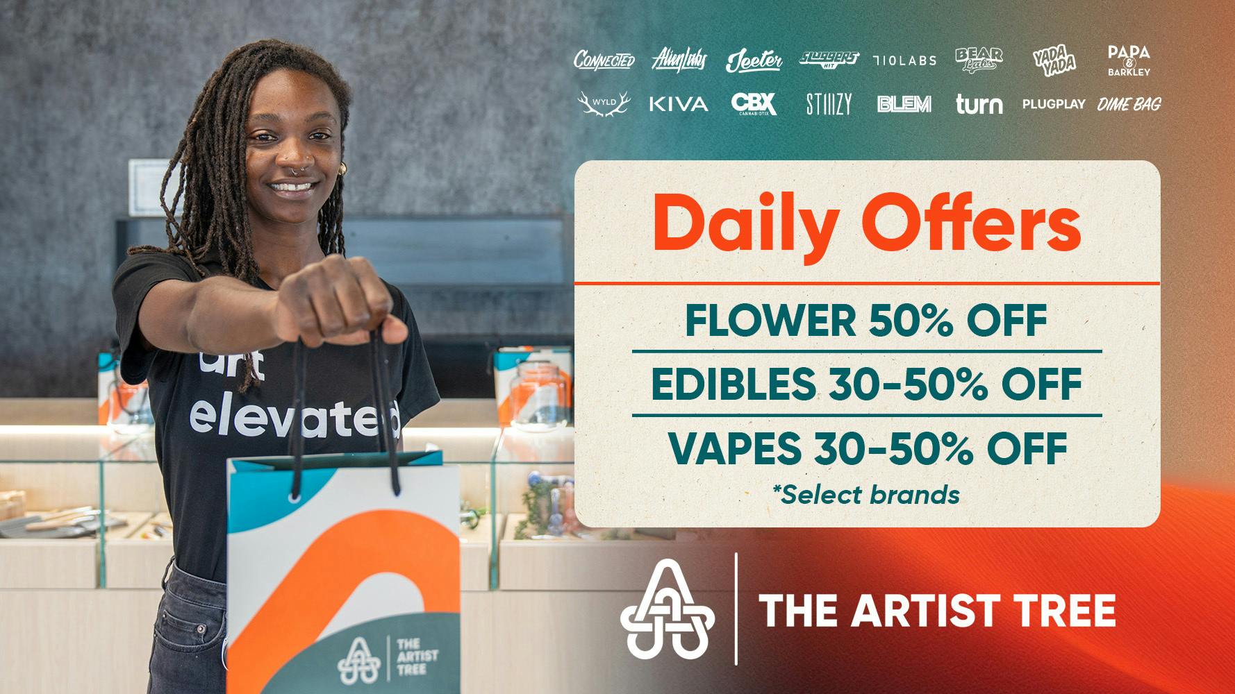 The Artist Tree Dispensary Oxnard listing banner