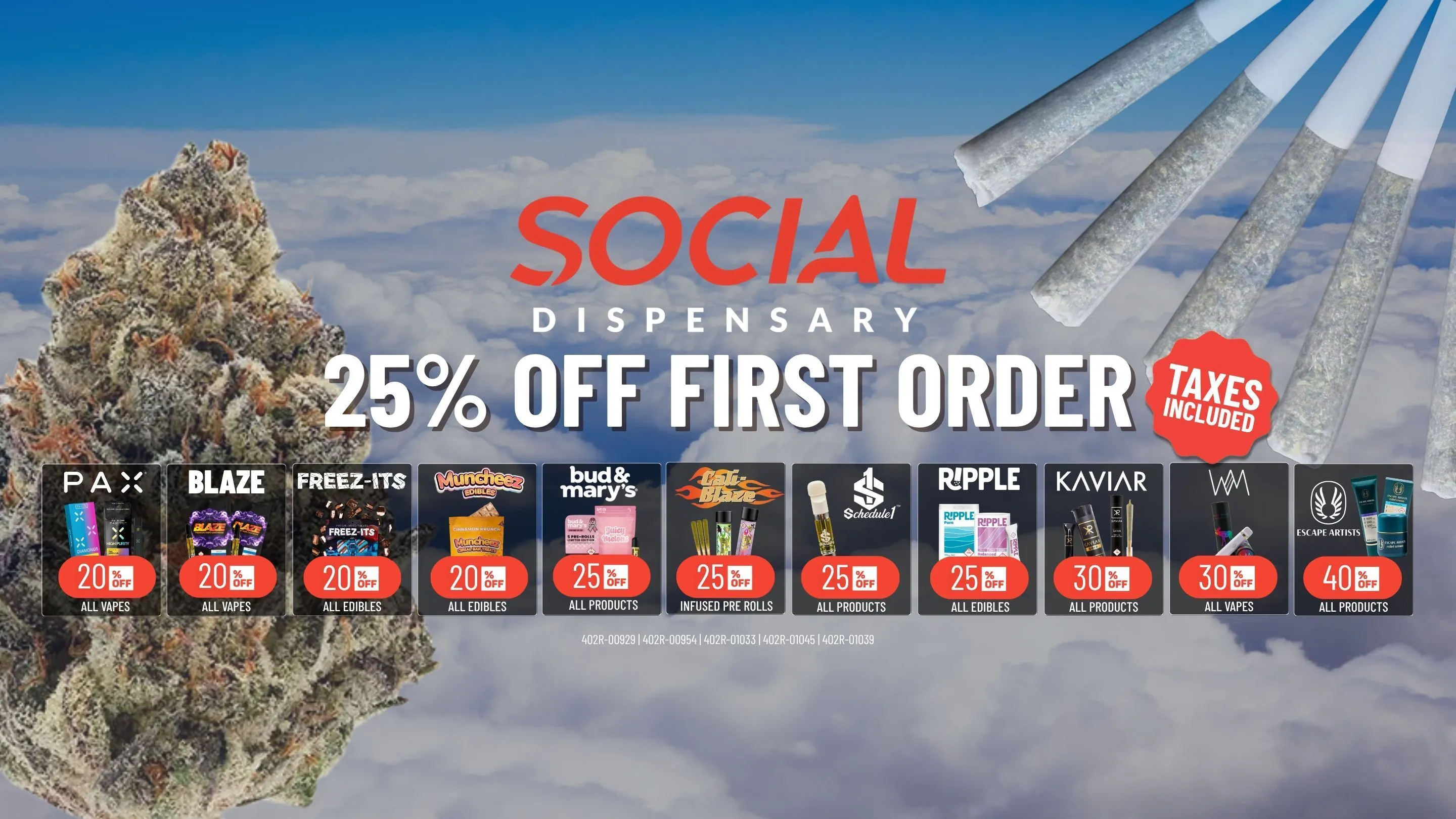 Social Dispensary - Chambers DIA Airport listing banner