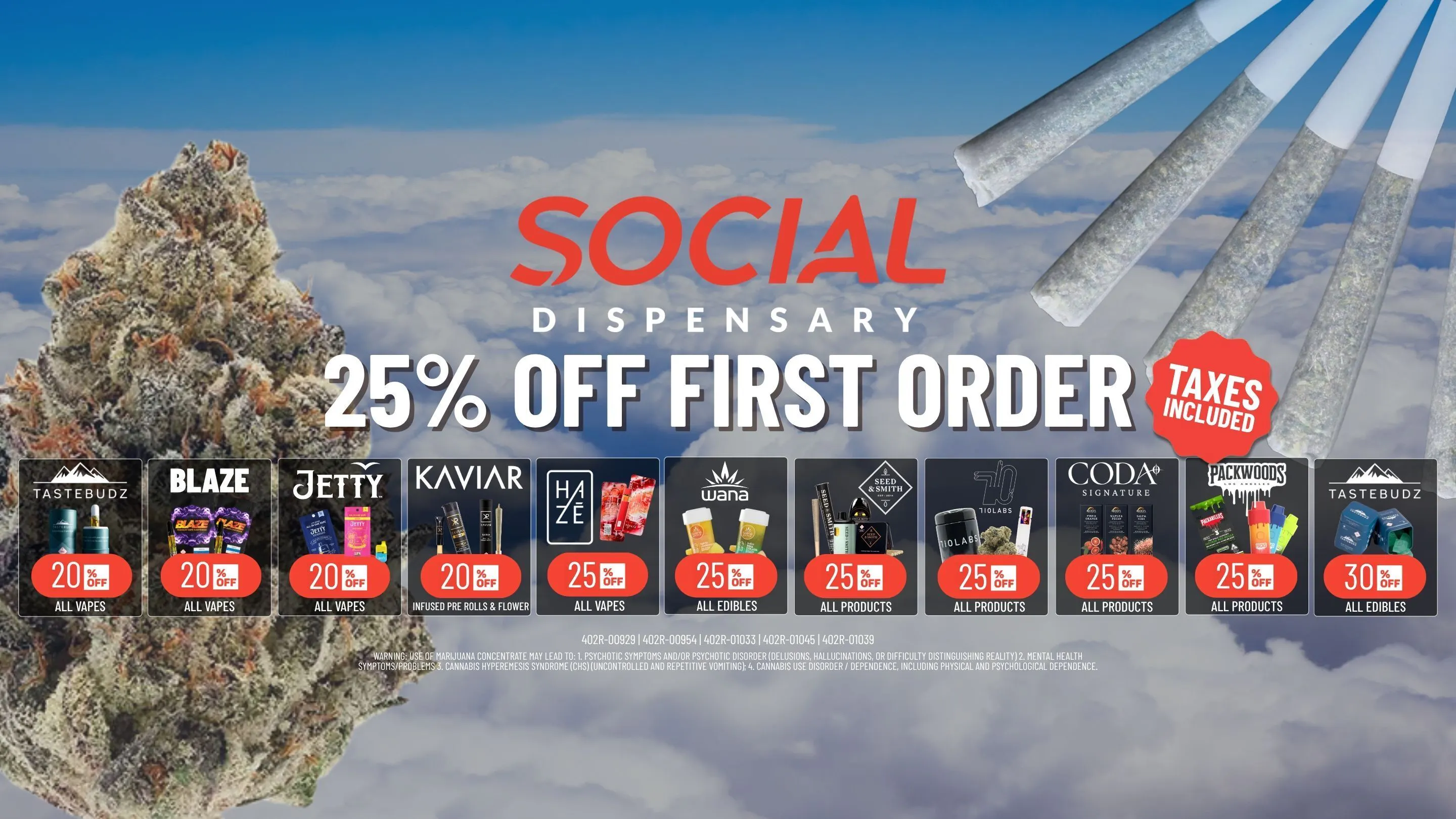 Social Dispensary - Chambers DIA Airport listing banner