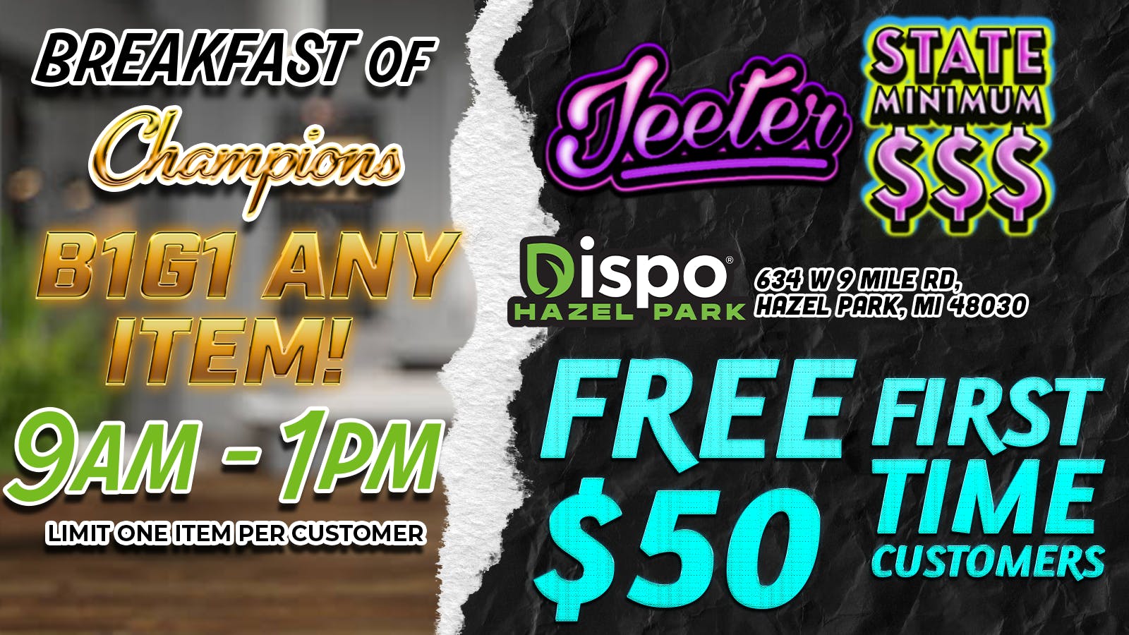 Dispo Hazel Park listing banner