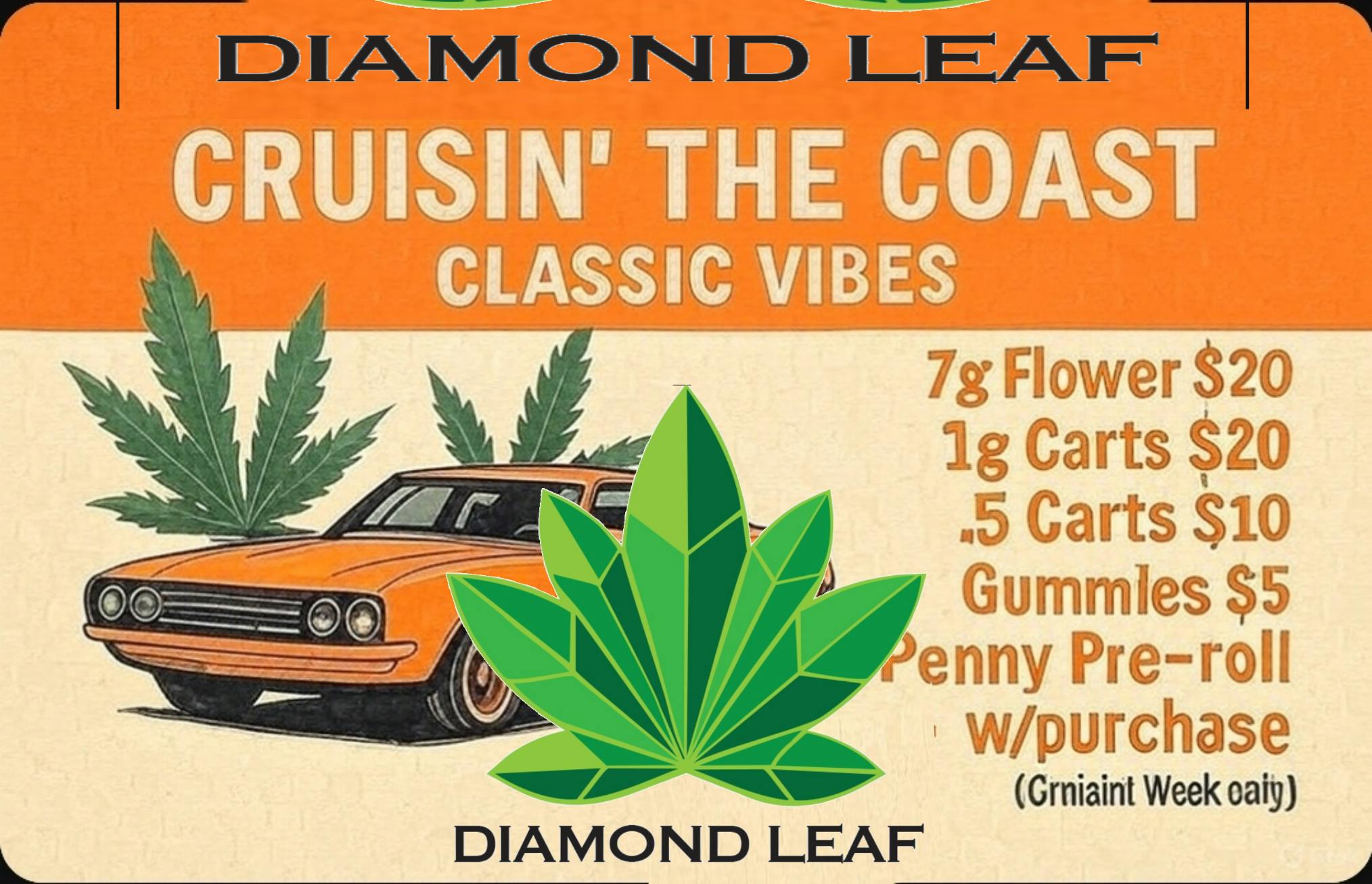 Diamond Leaf listing banner