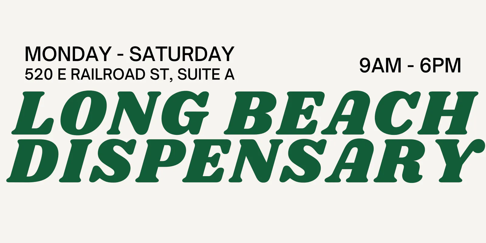 Long Beach Dispensary listing banner