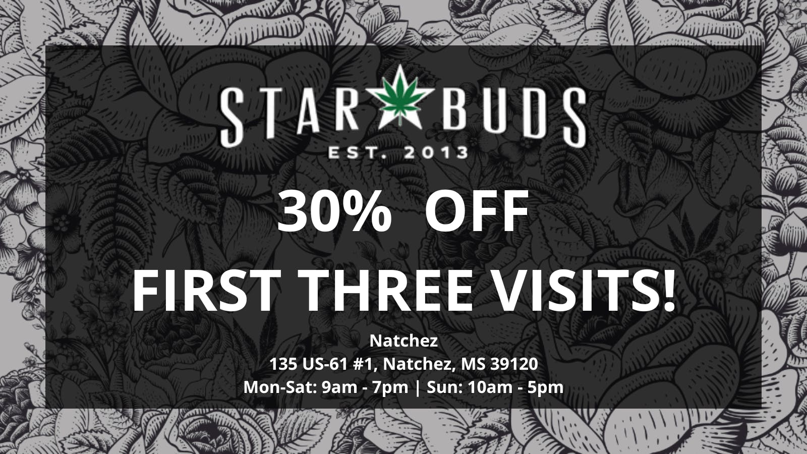 Star Buds Medical - Natchez listing banner