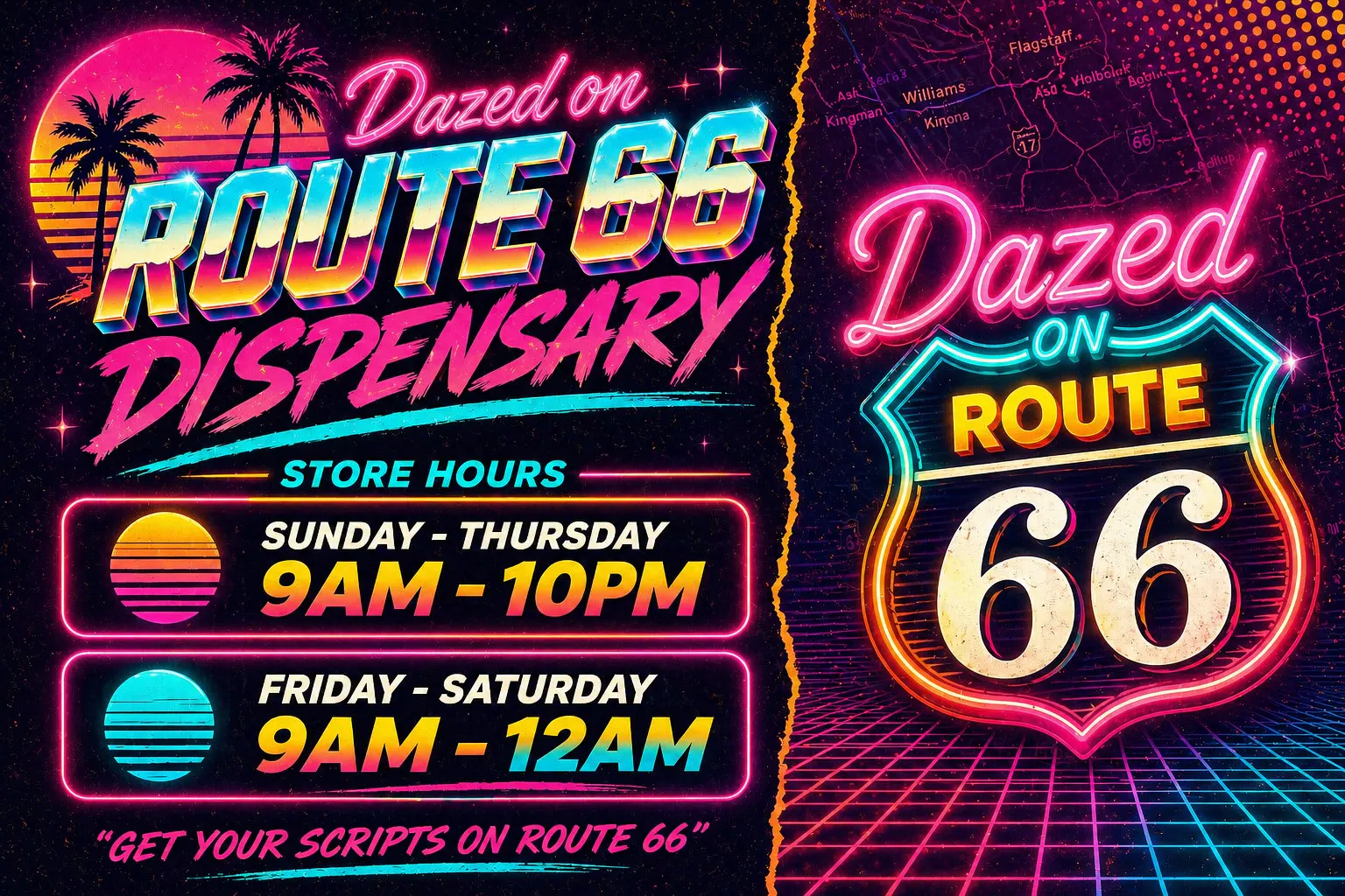 Dazed on Route 66 listing banner