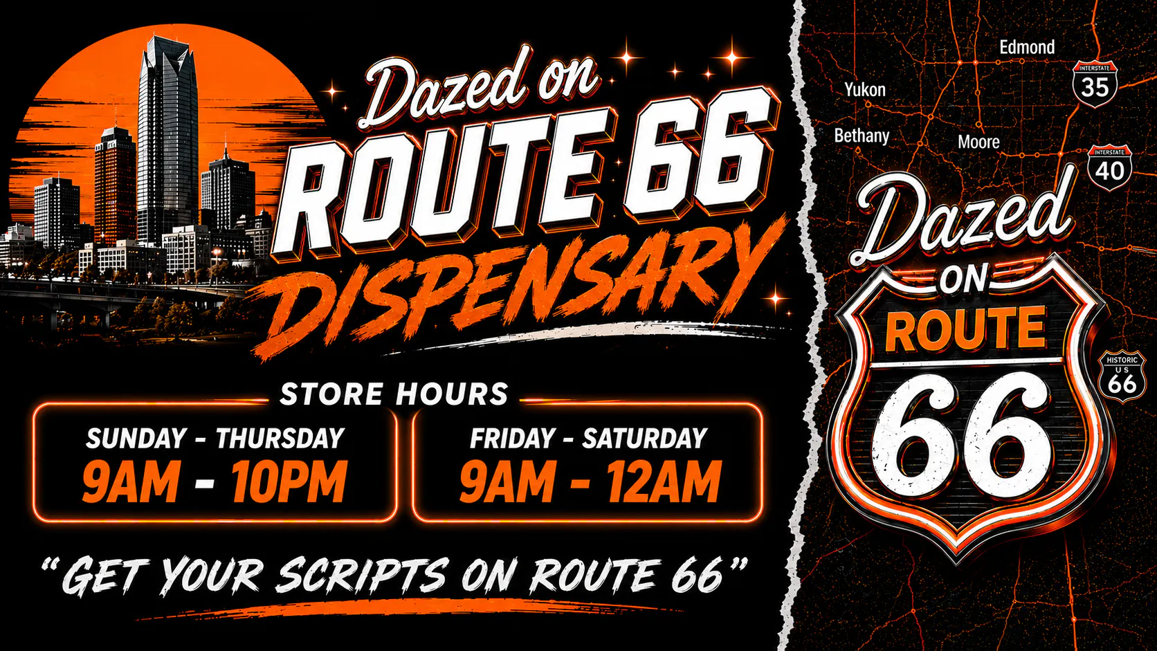Dazed on Route 66 listing banner