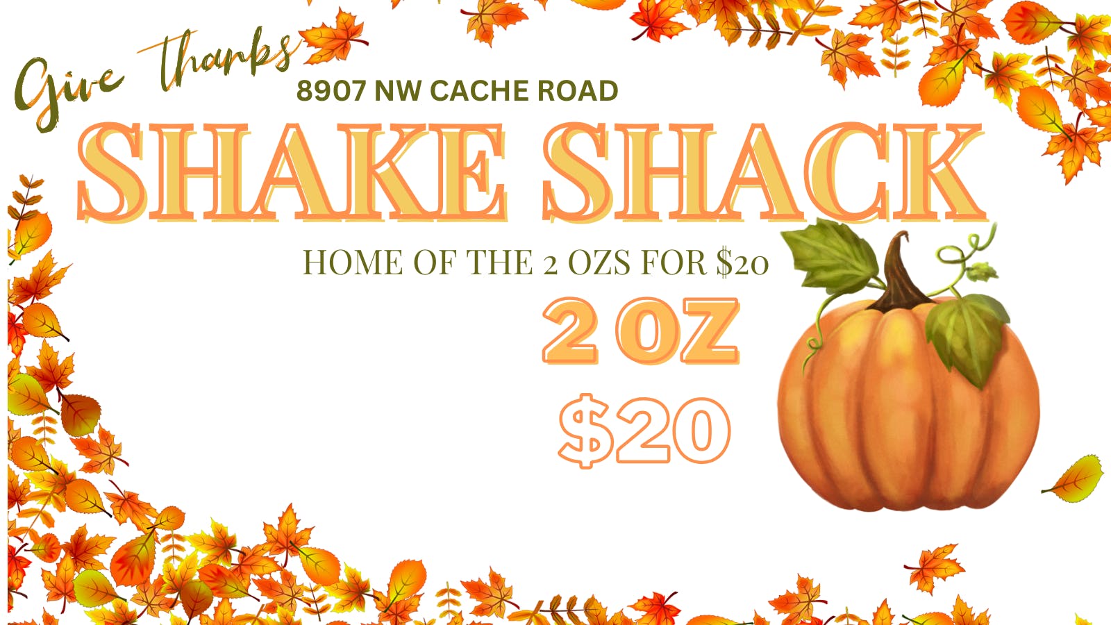 Shake Shack listing banner