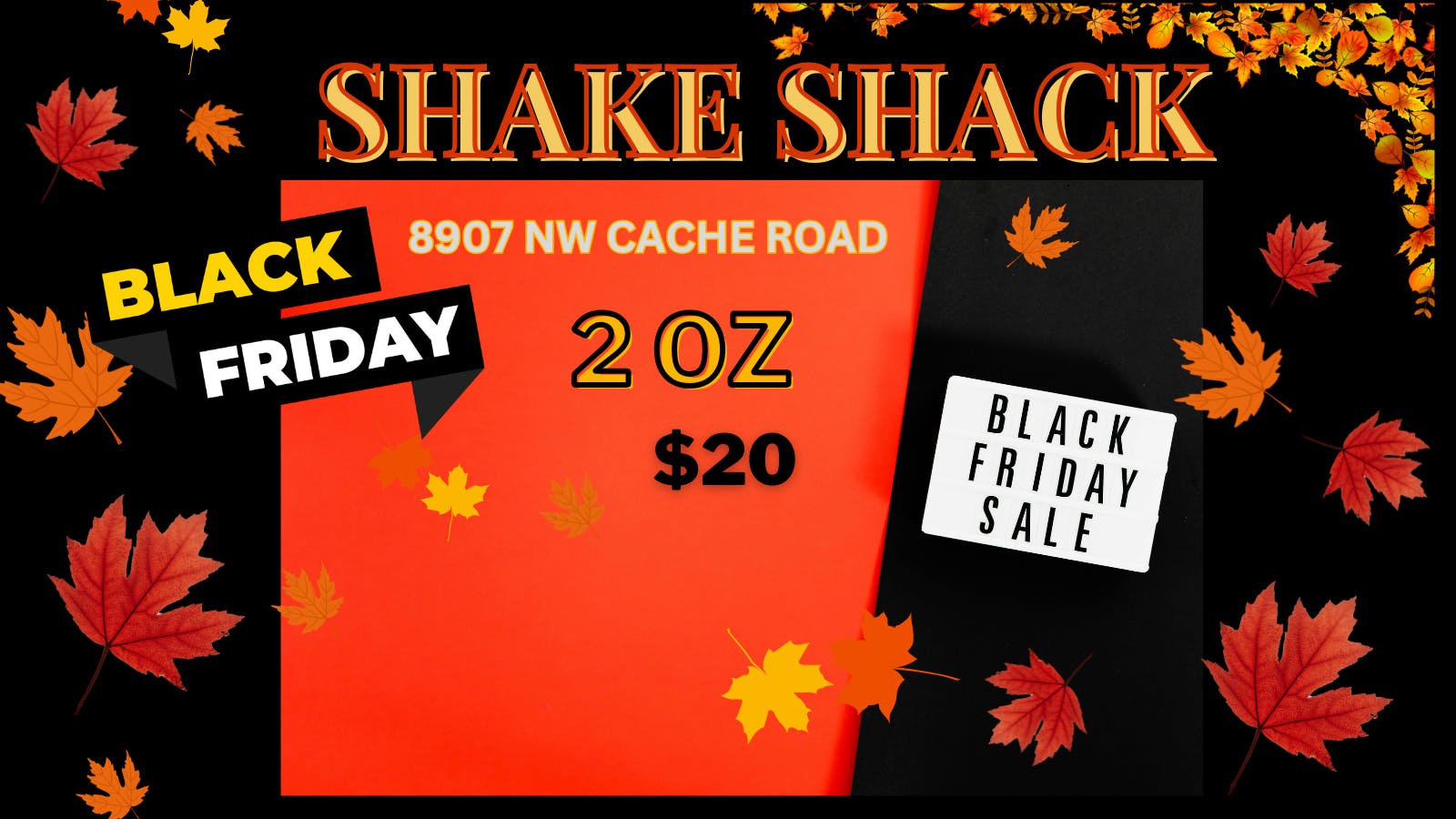 Shake Shack listing banner