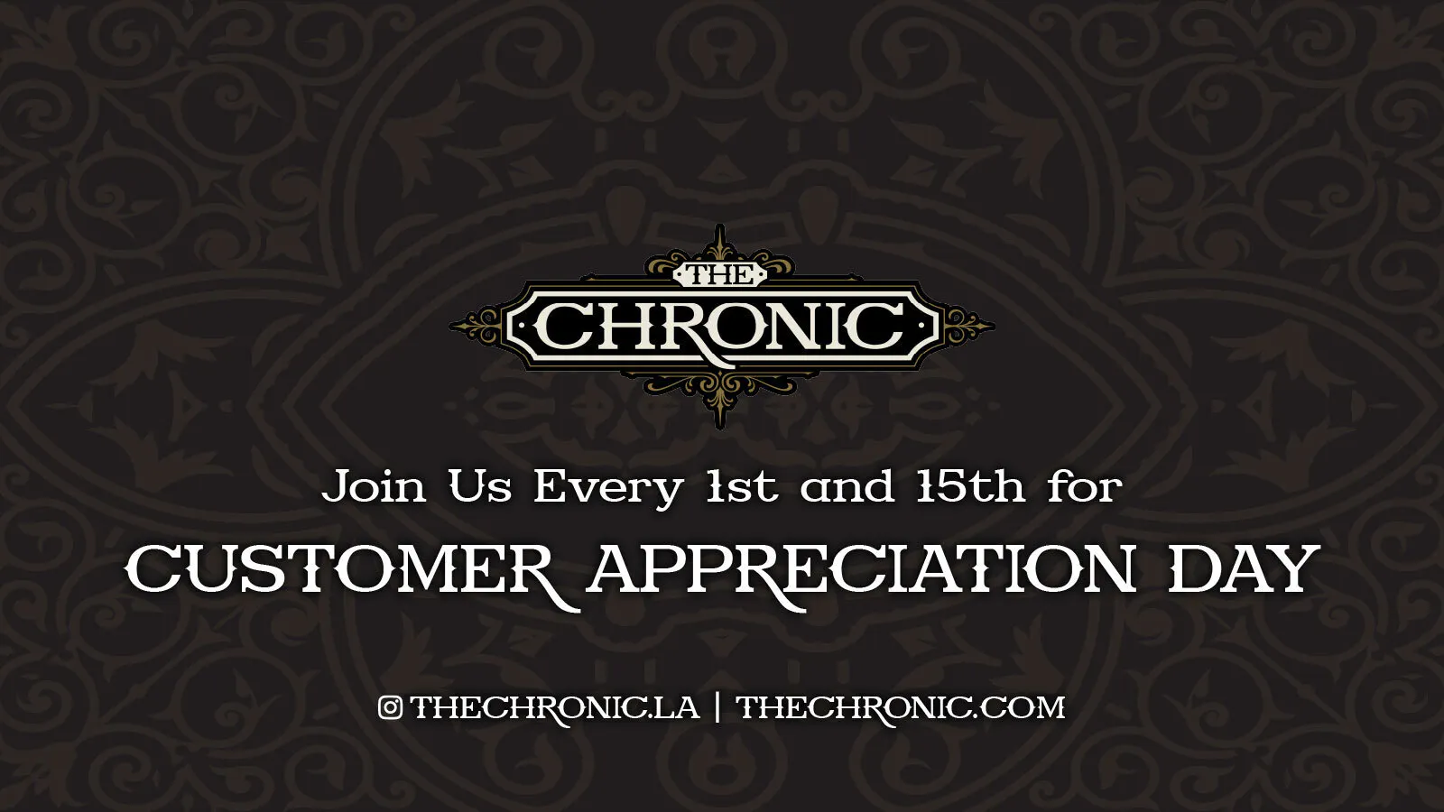 The Chronic listing banner