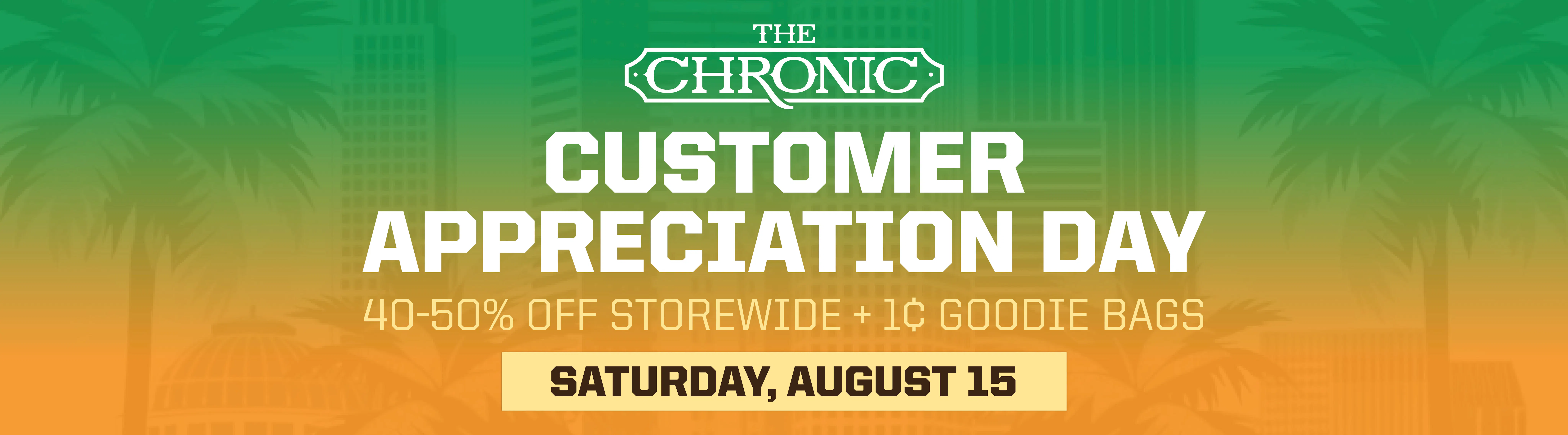 The Chronic listing banner