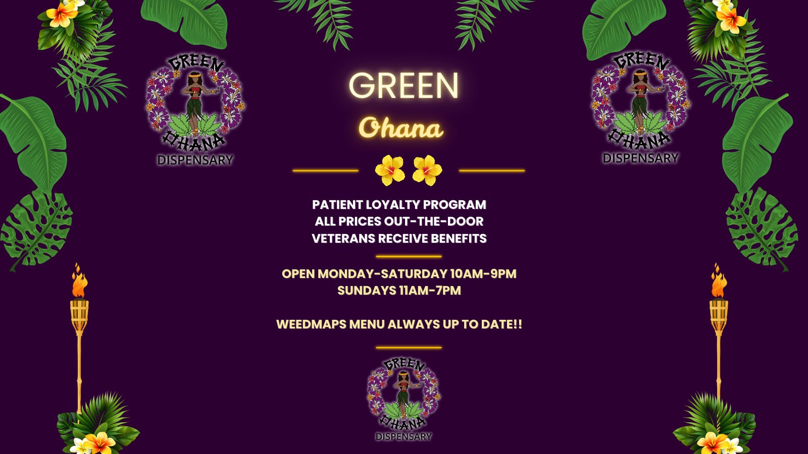 Green Ohana Dispensary listing banner