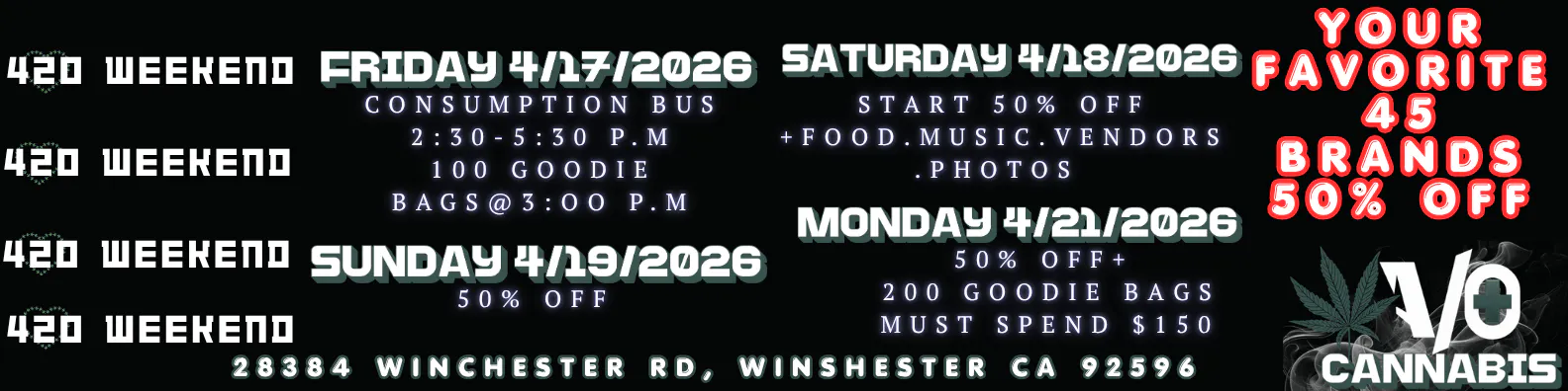 AO CANNABIS listing banner