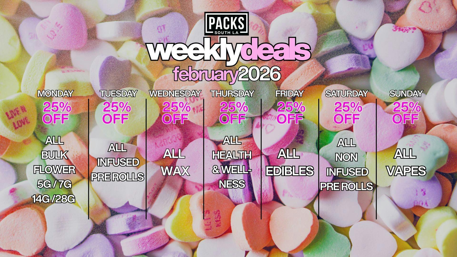 PACKS Weed Dispensary South Los Angeles listing banner