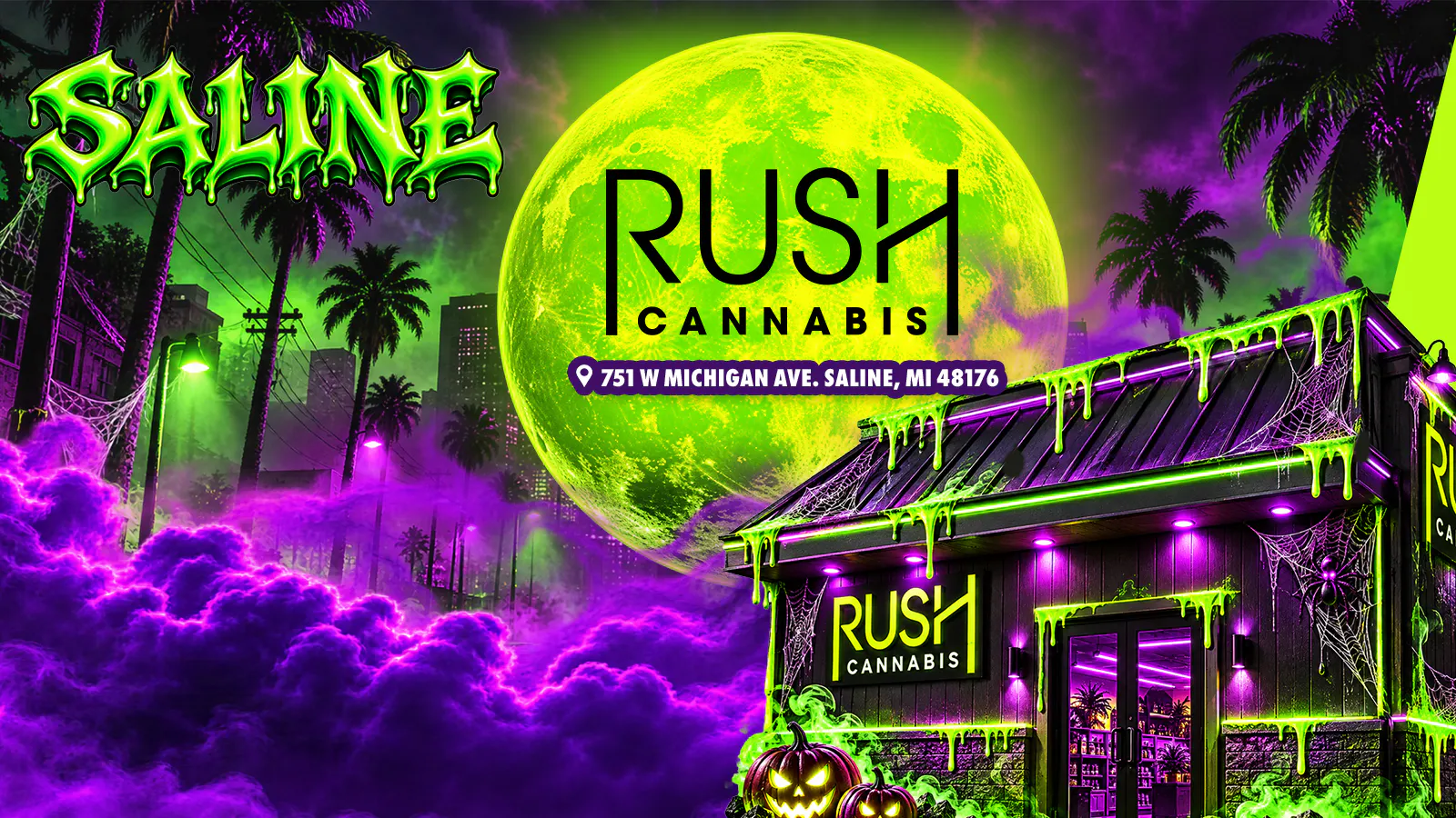 Rush Cannabis - Saline listing banner