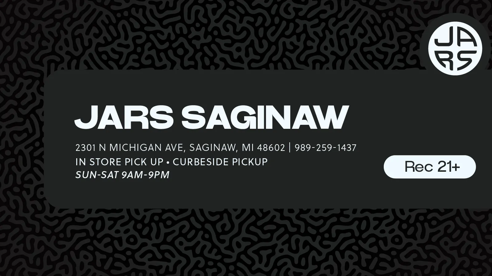 JARS Cannabis - Saginaw listing banner