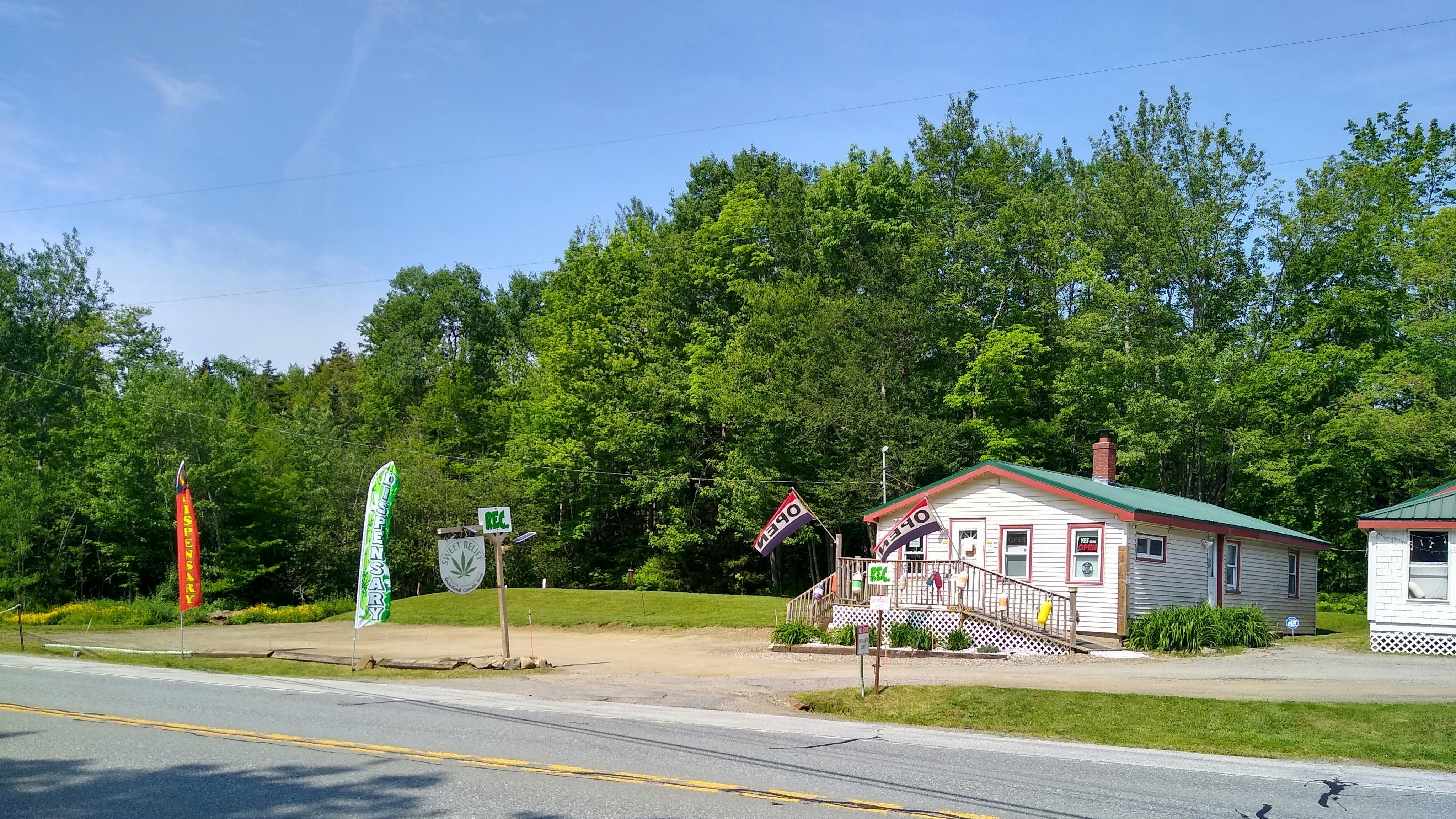 Sweet Relief, The Maine Marijuana Shop listing banner