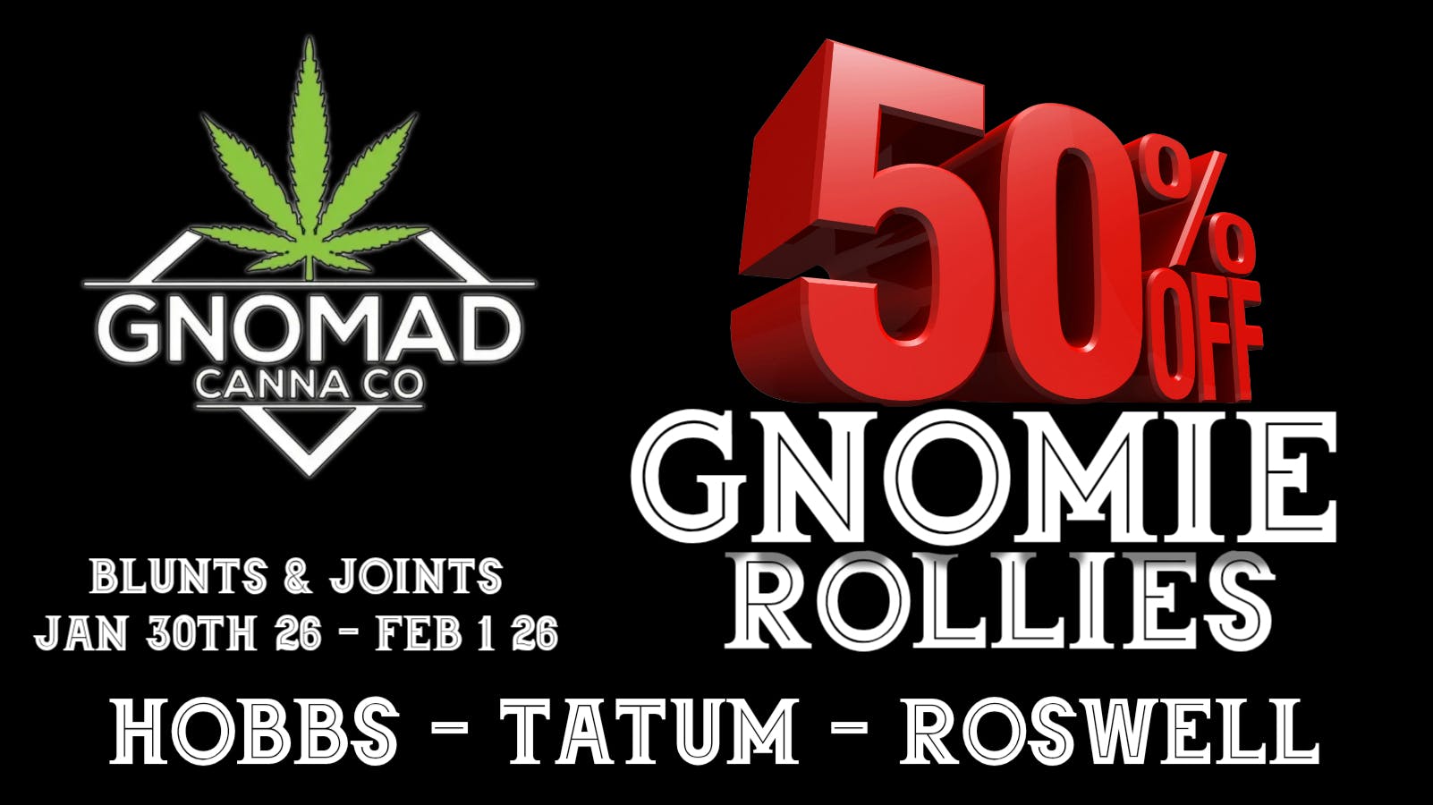 GNOMAD Canna Co - Hobbs listing banner