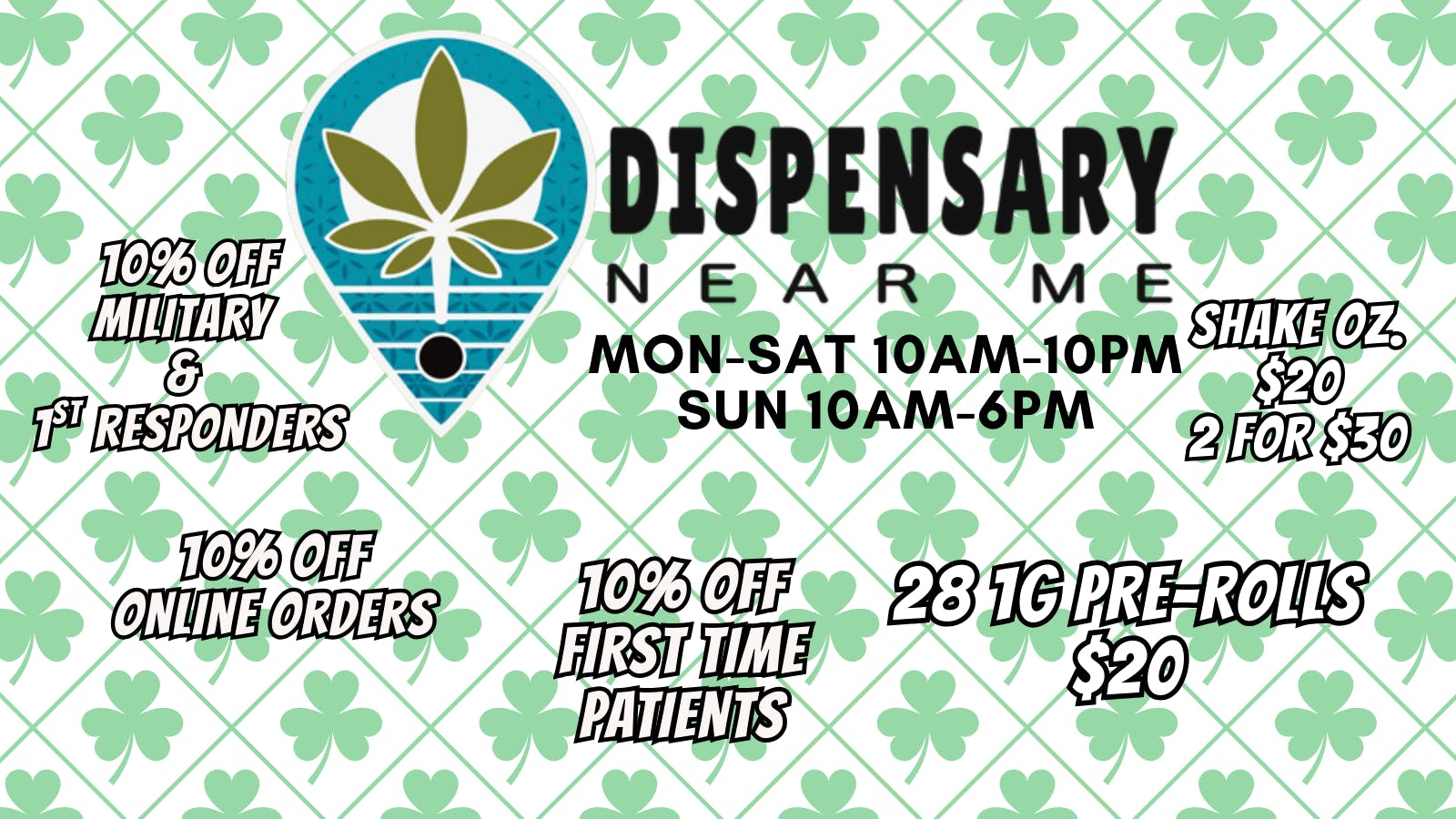 Dispensary Near Me listing banner