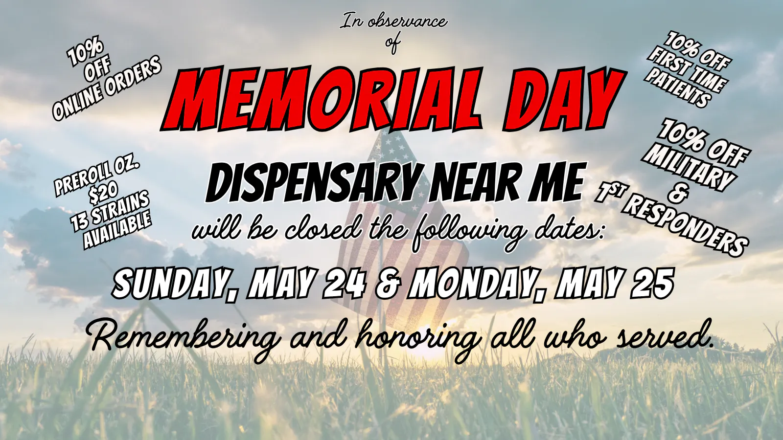 Dispensary Near Me listing banner