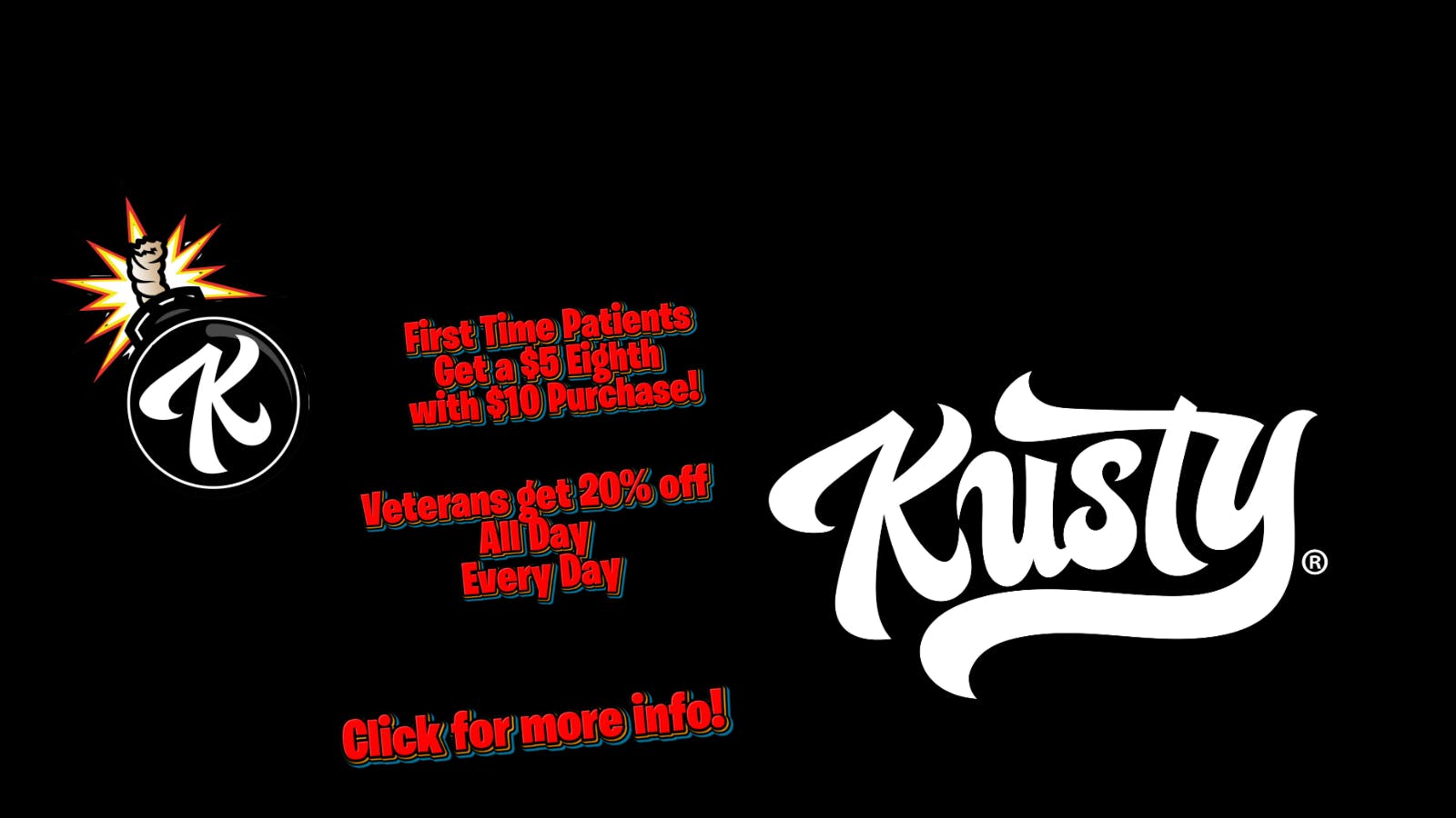 Kusty listing banner