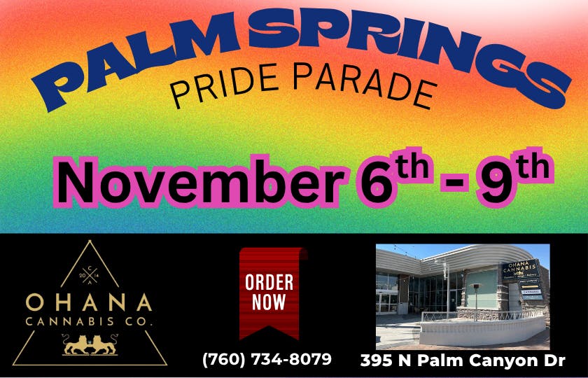 Ohana Cannabis - Palm Springs listing banner