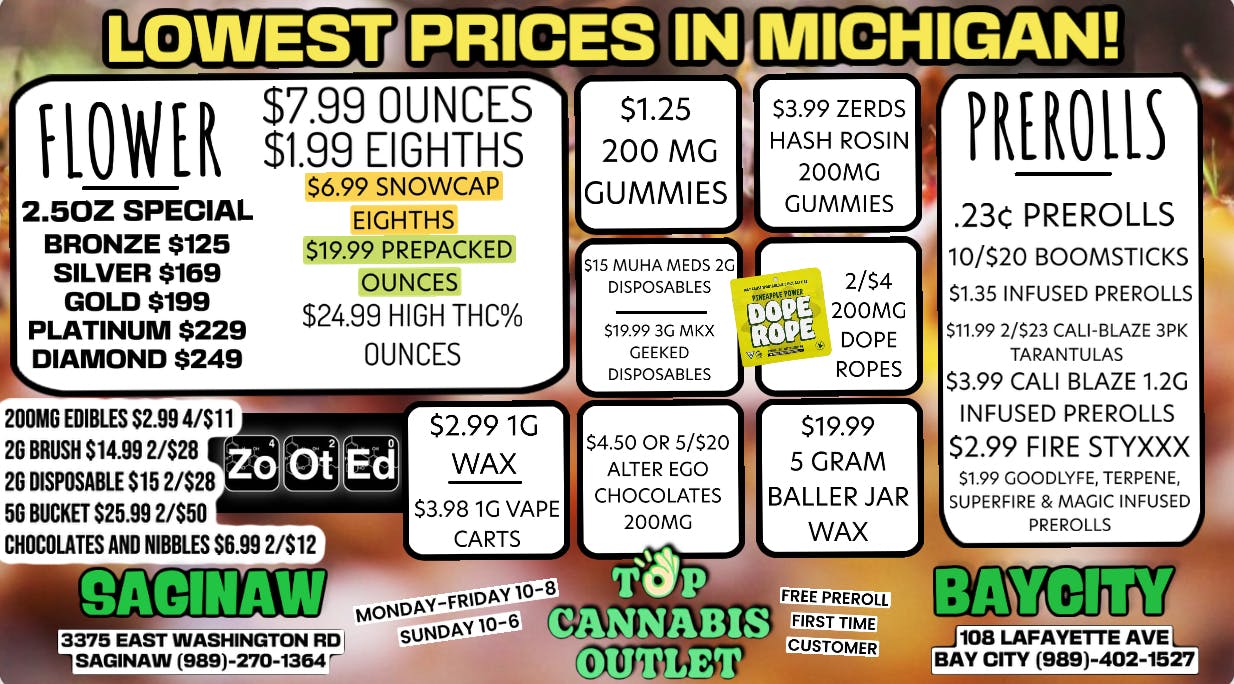 Top Cannabis Outlet - Bay City listing banner