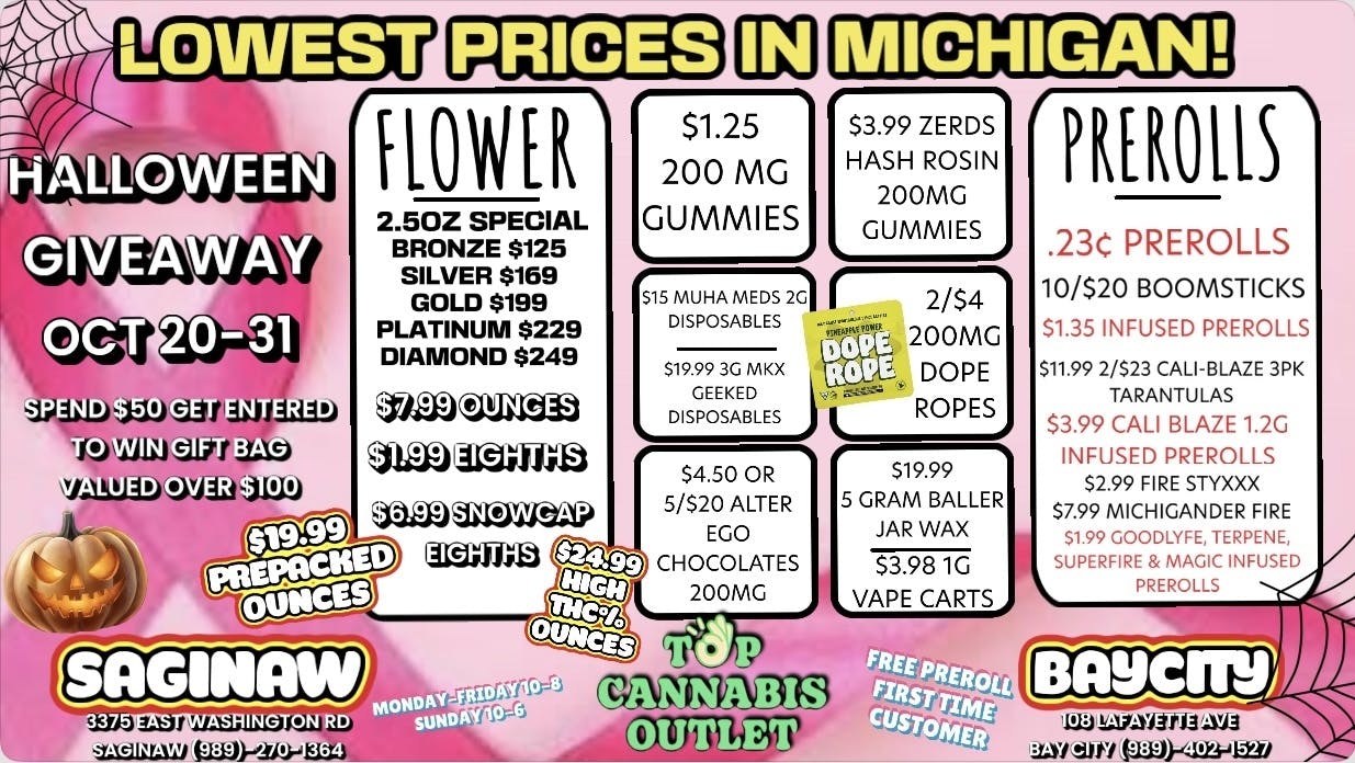 Top Cannabis Outlet - Bay City listing banner