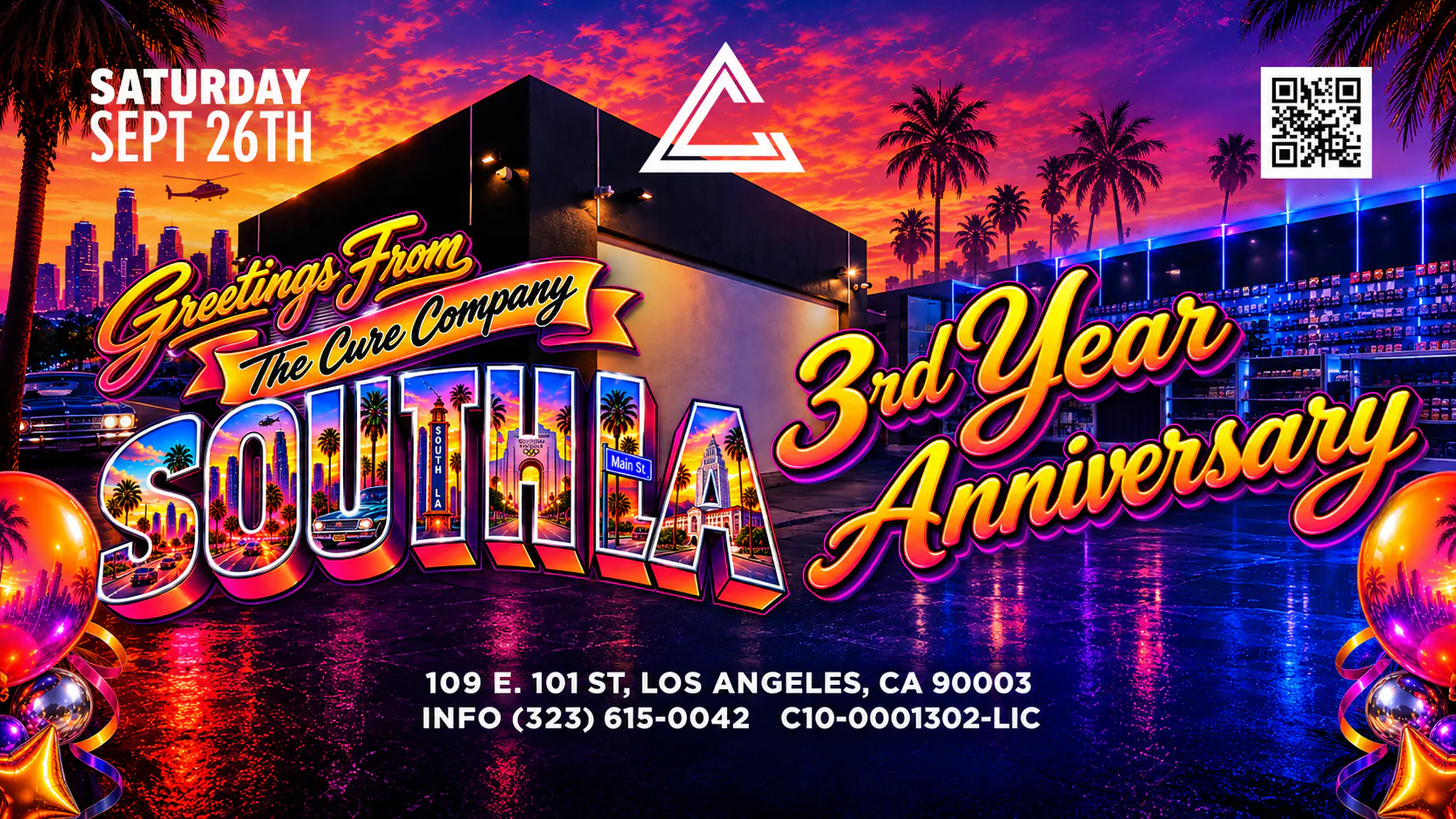 The Cure Company - South LA listing banner