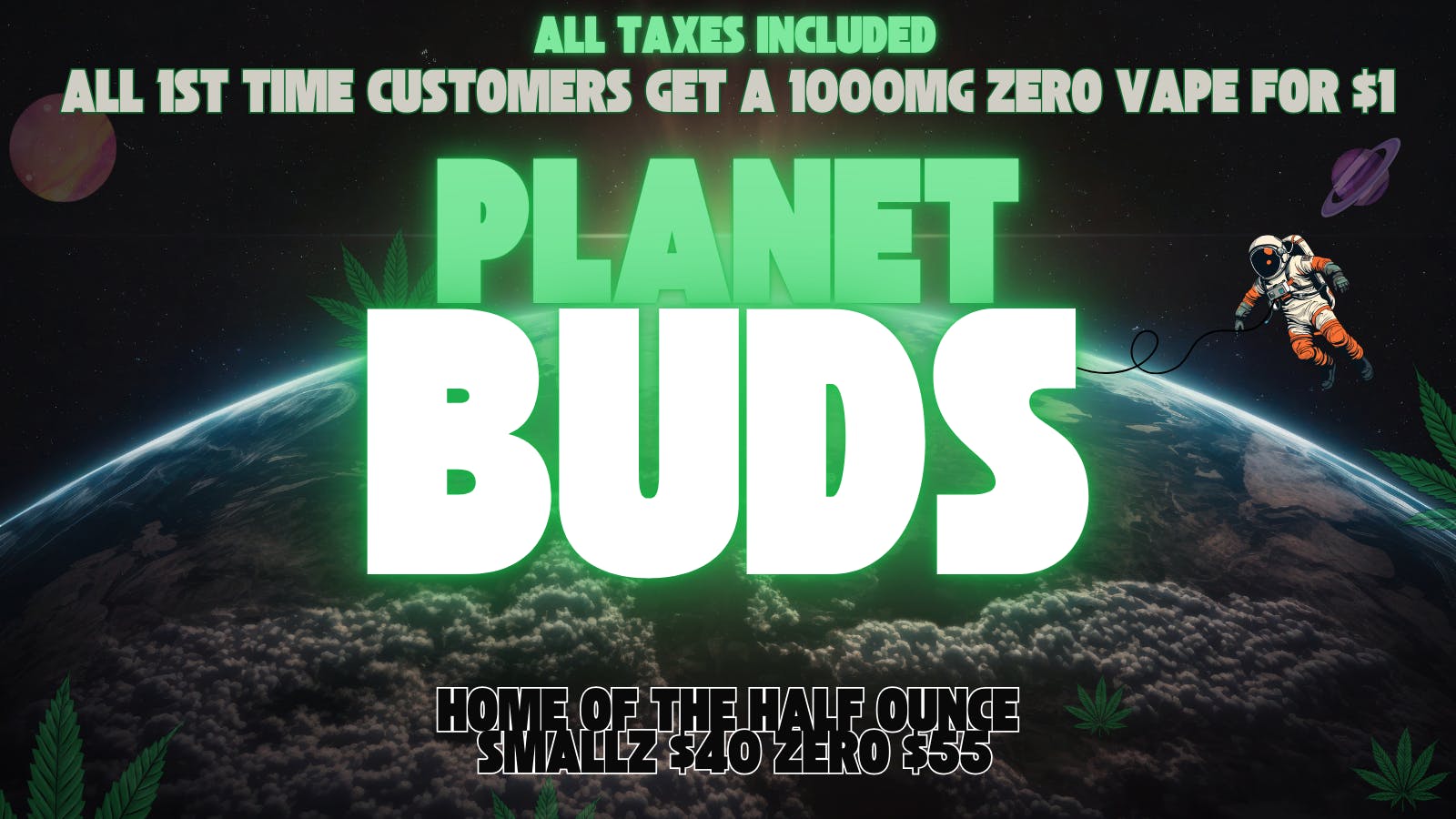 Planet Buds listing banner
