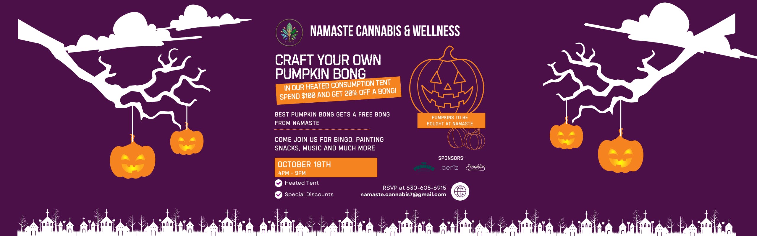 Namaste Cannabis & Wellness listing banner