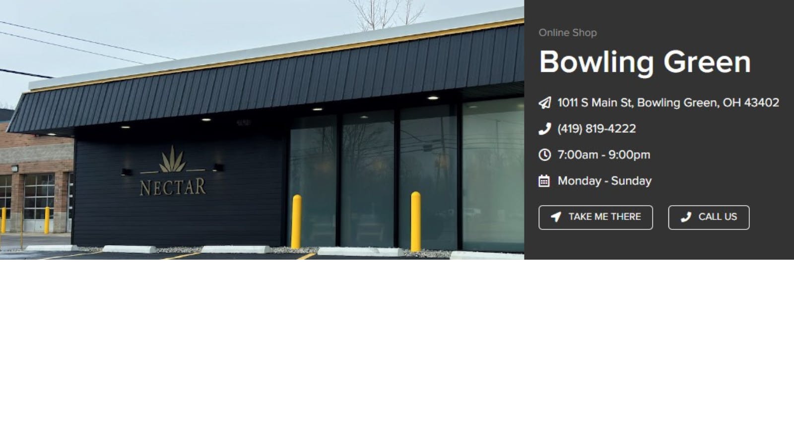 Nectar - Bowling Green listing banner