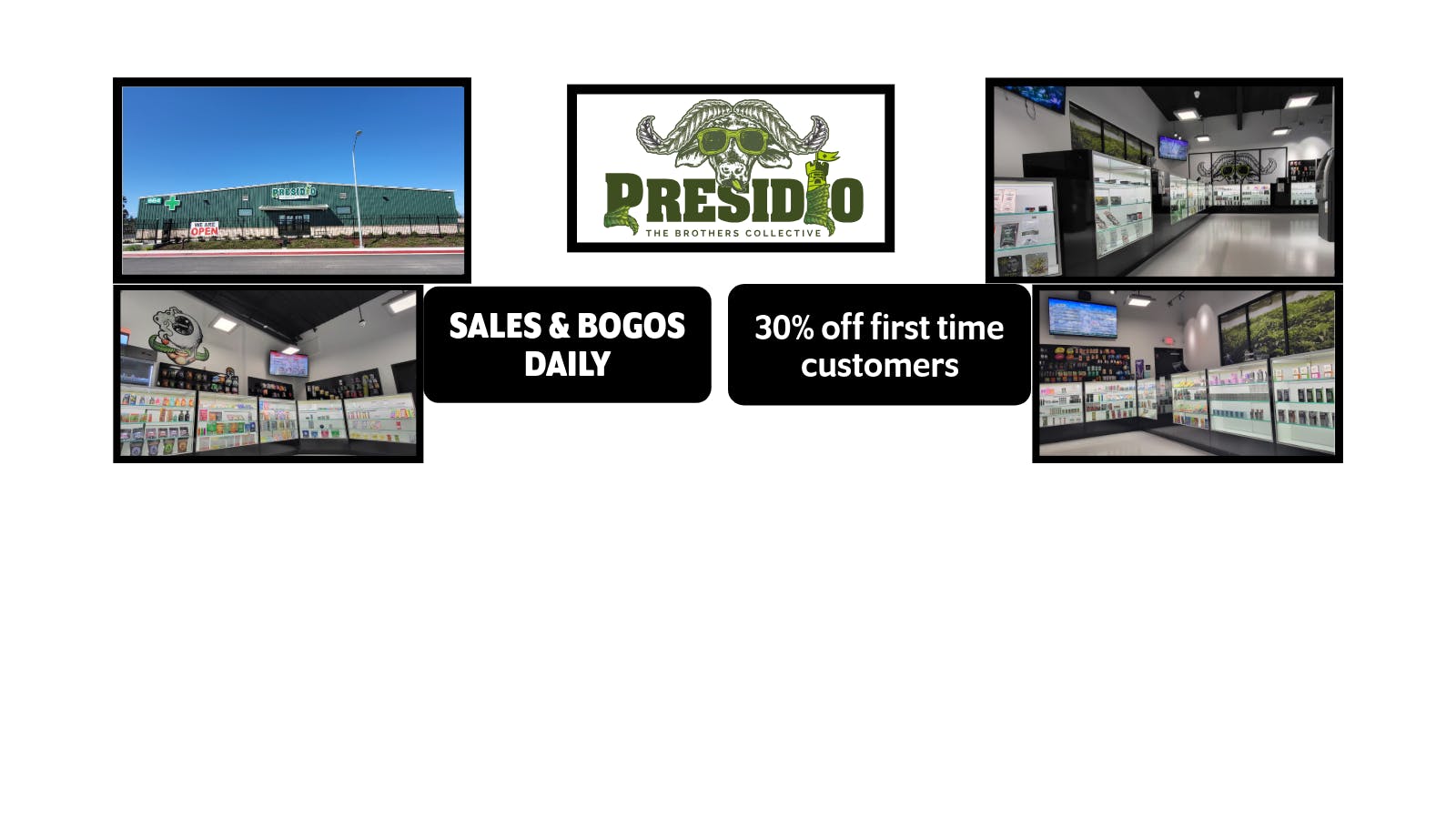 Presidio listing banner