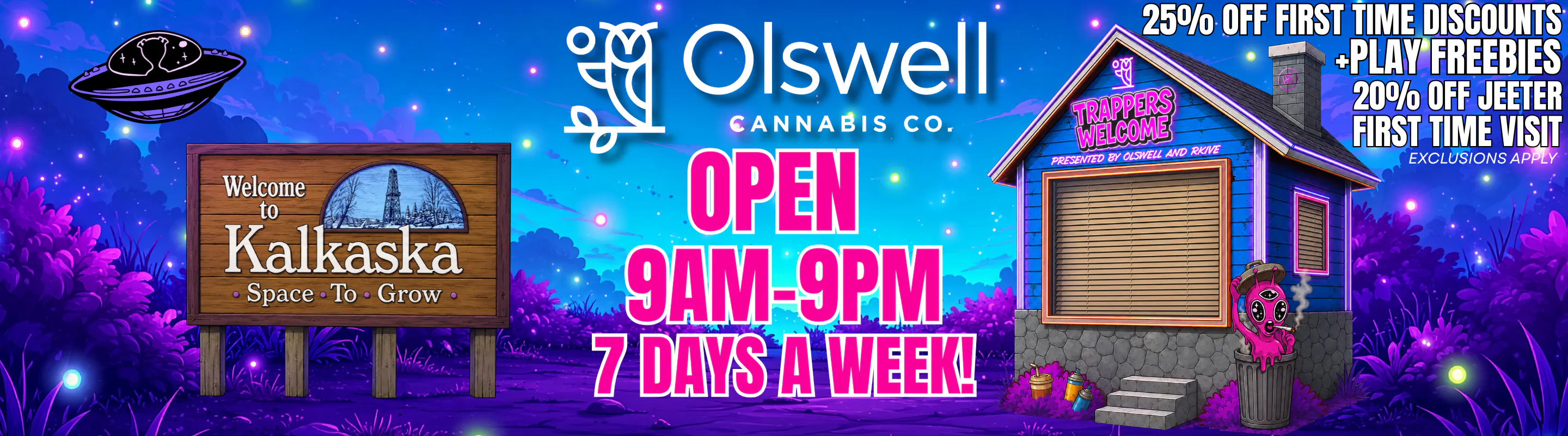 Olswell Cannabis Co - Kalkaska listing banner