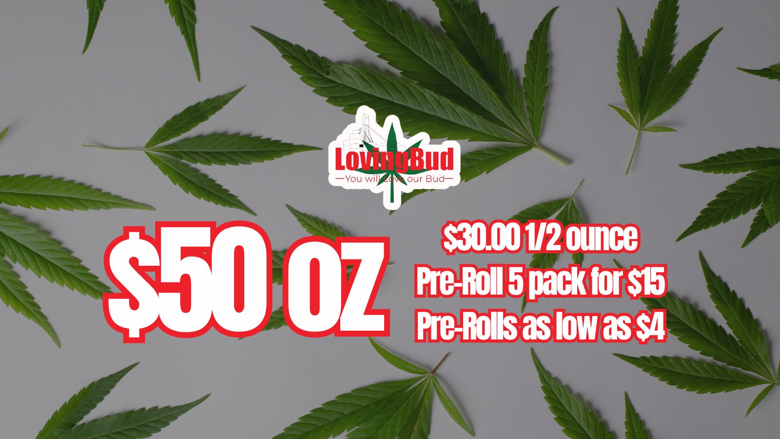 LovingBud Dispensary & Drive-Thru listing banner