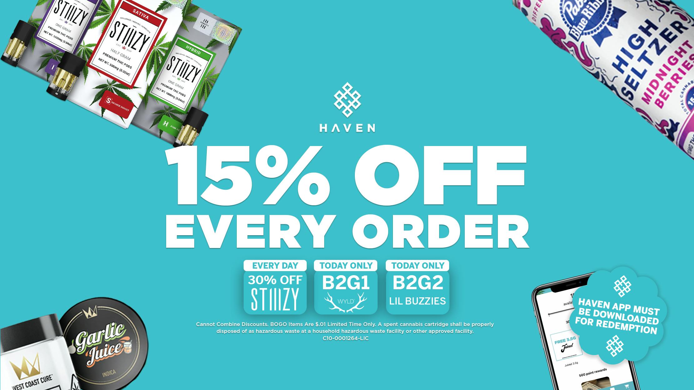 HAVEN Cannabis Marijuana and Weed Dispensary - Orange County listing banner