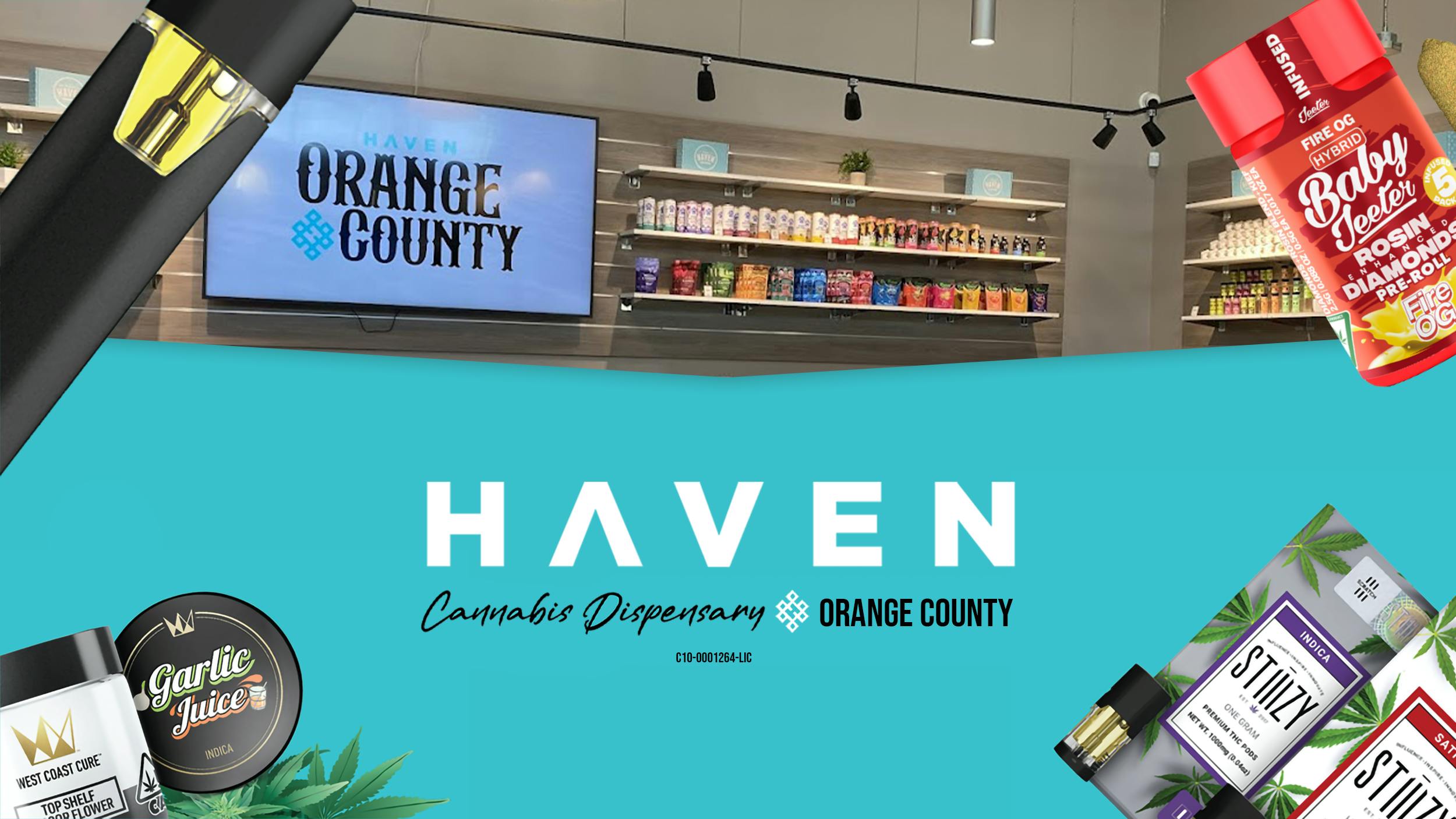 HAVEN Cannabis Marijuana and Weed Dispensary - Orange County listing banner