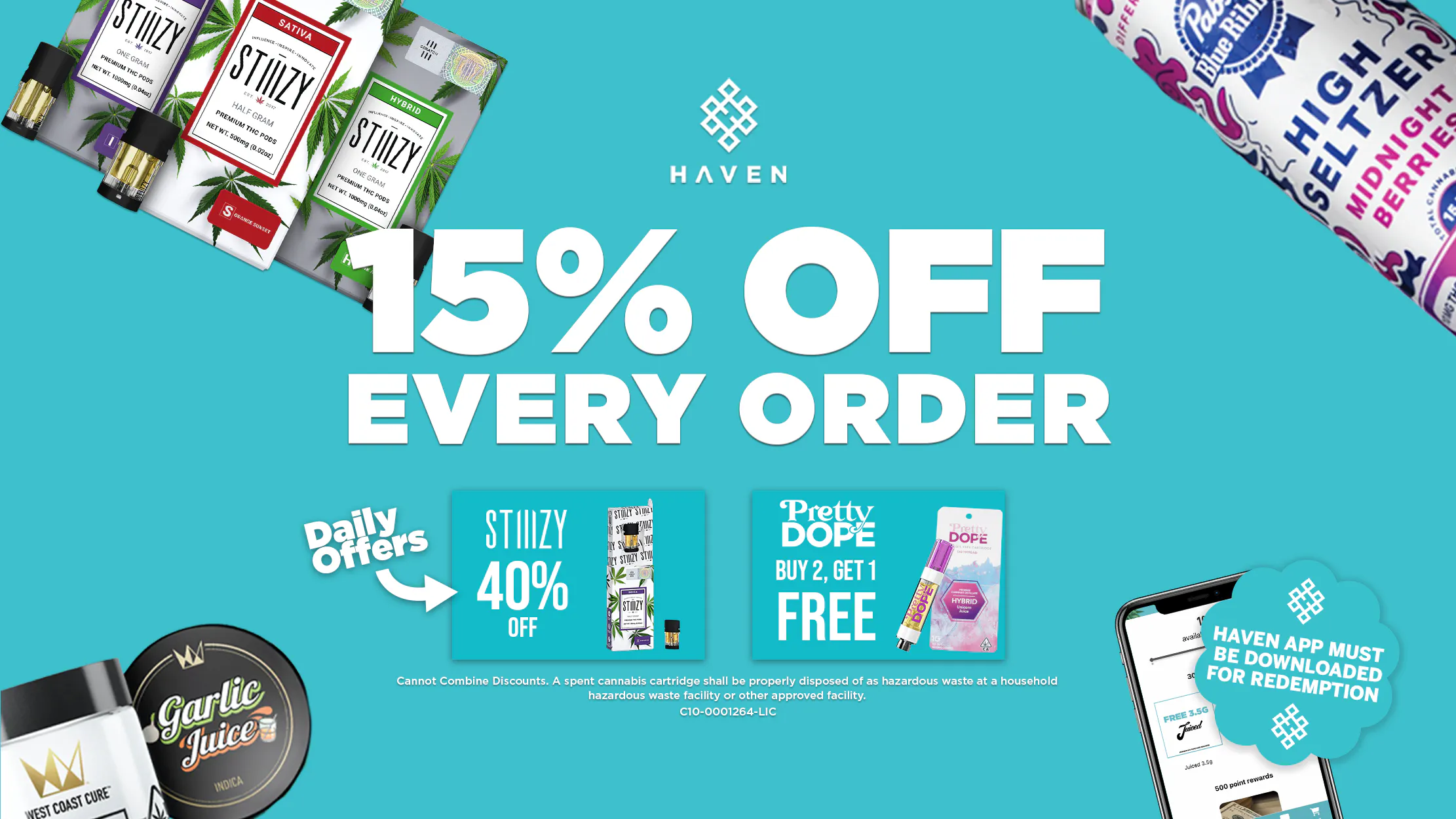 HAVEN Cannabis Marijuana and Weed Dispensary - Orange County listing banner