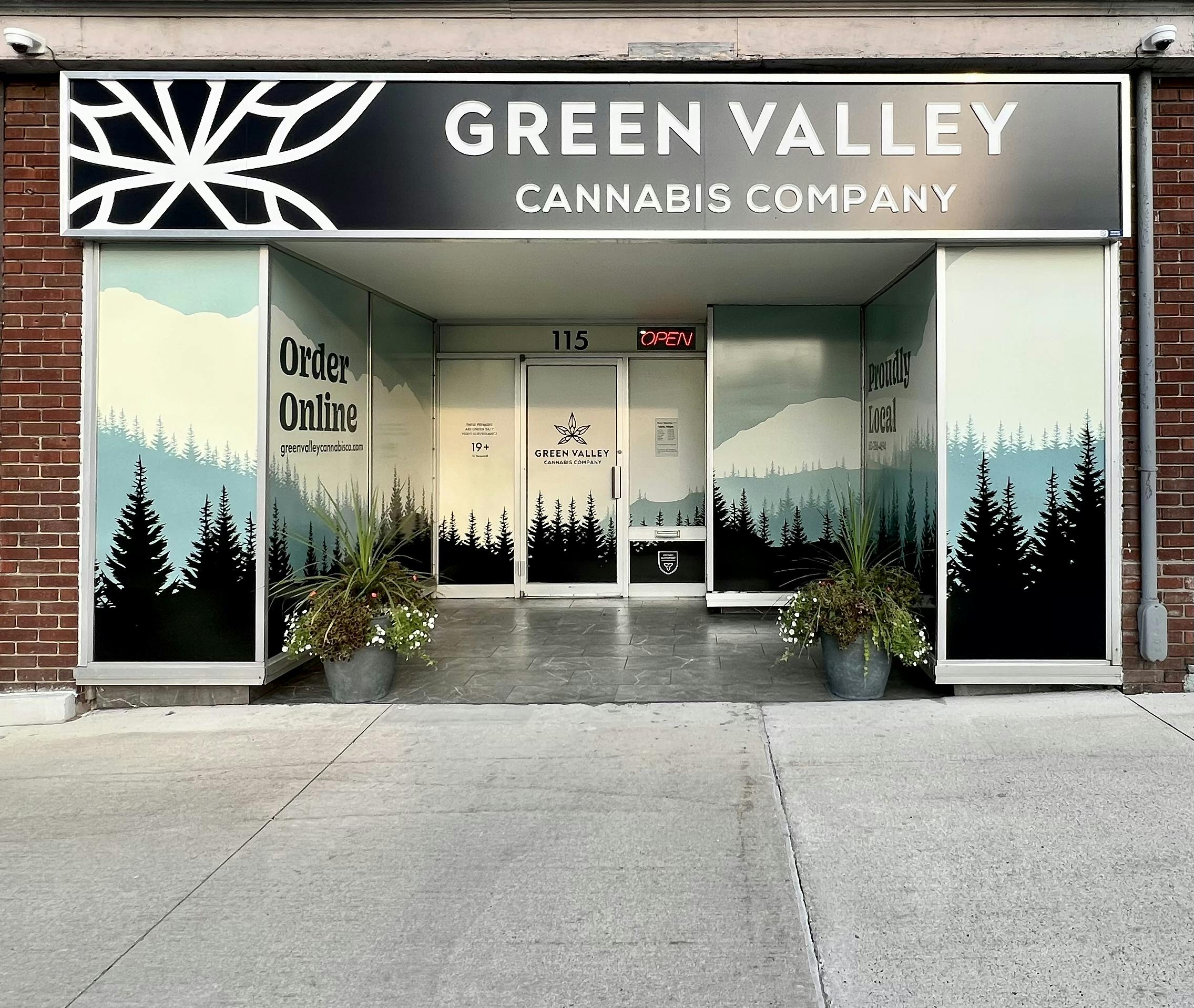 Green Valley Cannabis Company listing banner