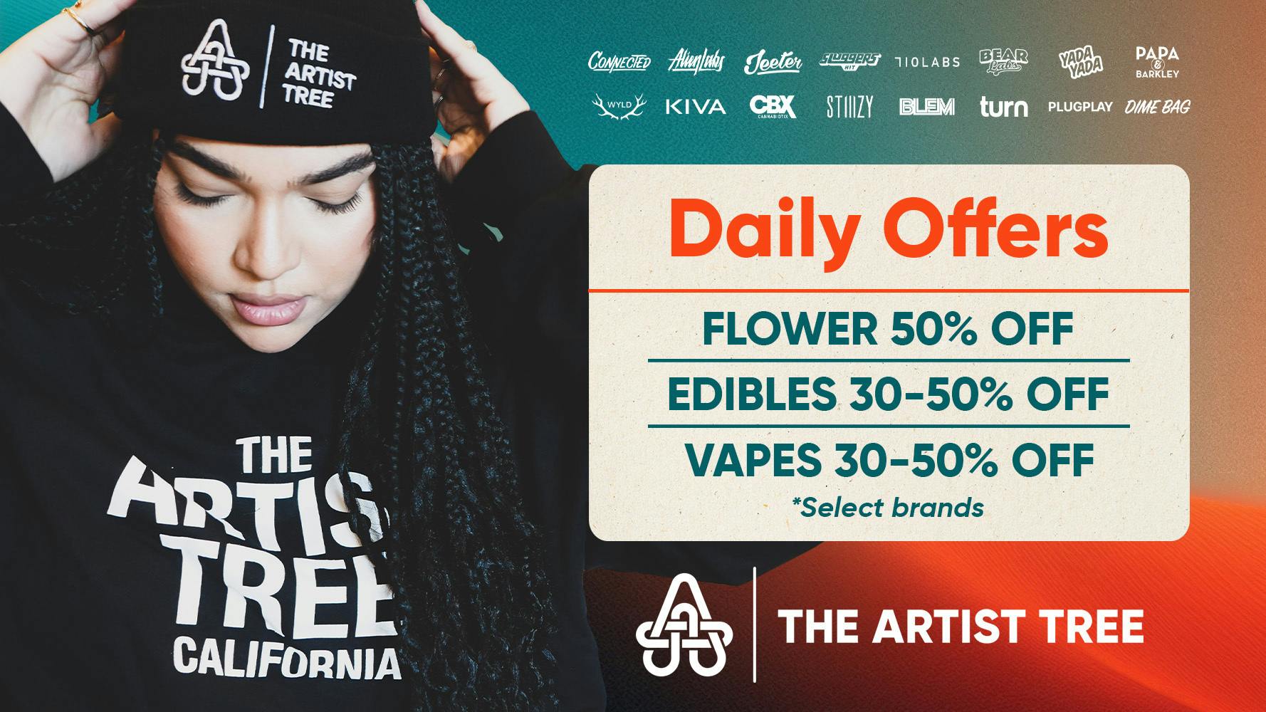 The Artist Tree Dispensary El Sobrante listing banner