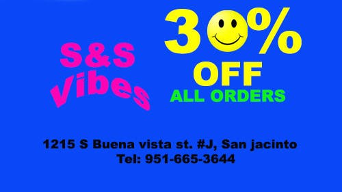 S & S Vibes listing banner