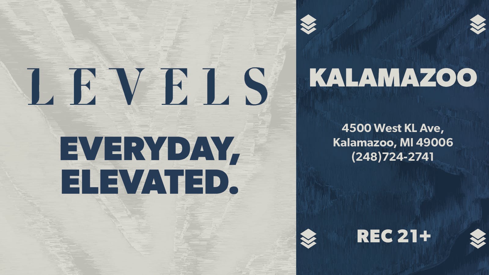 Levels Cannabis - Kalamazoo listing banner